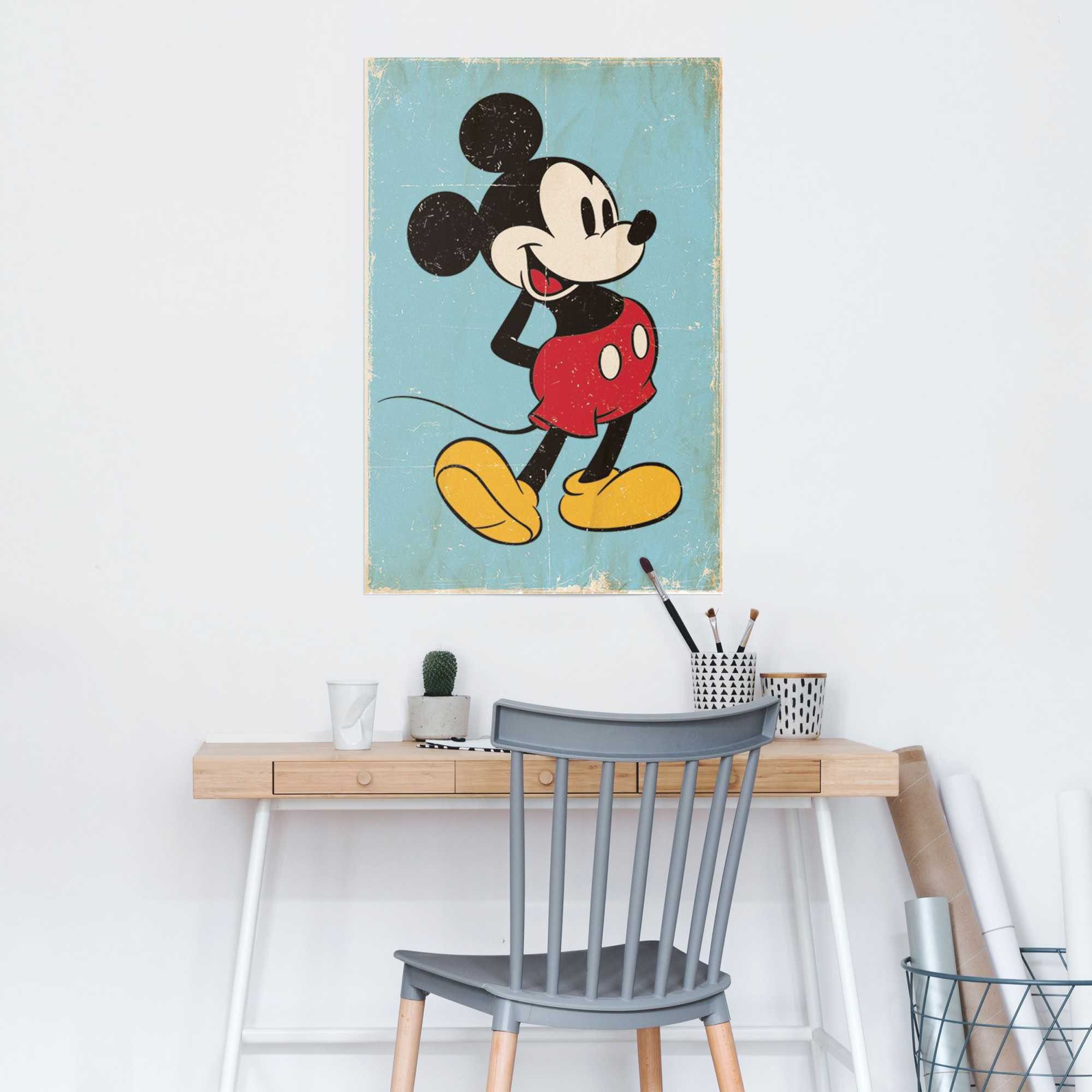 Reinders! Poster Mickey Mouse retro, (1 günstig online kaufen