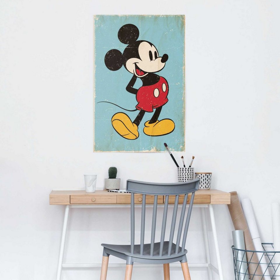 Reinders! Poster Mickey Mouse retro, (1 St)