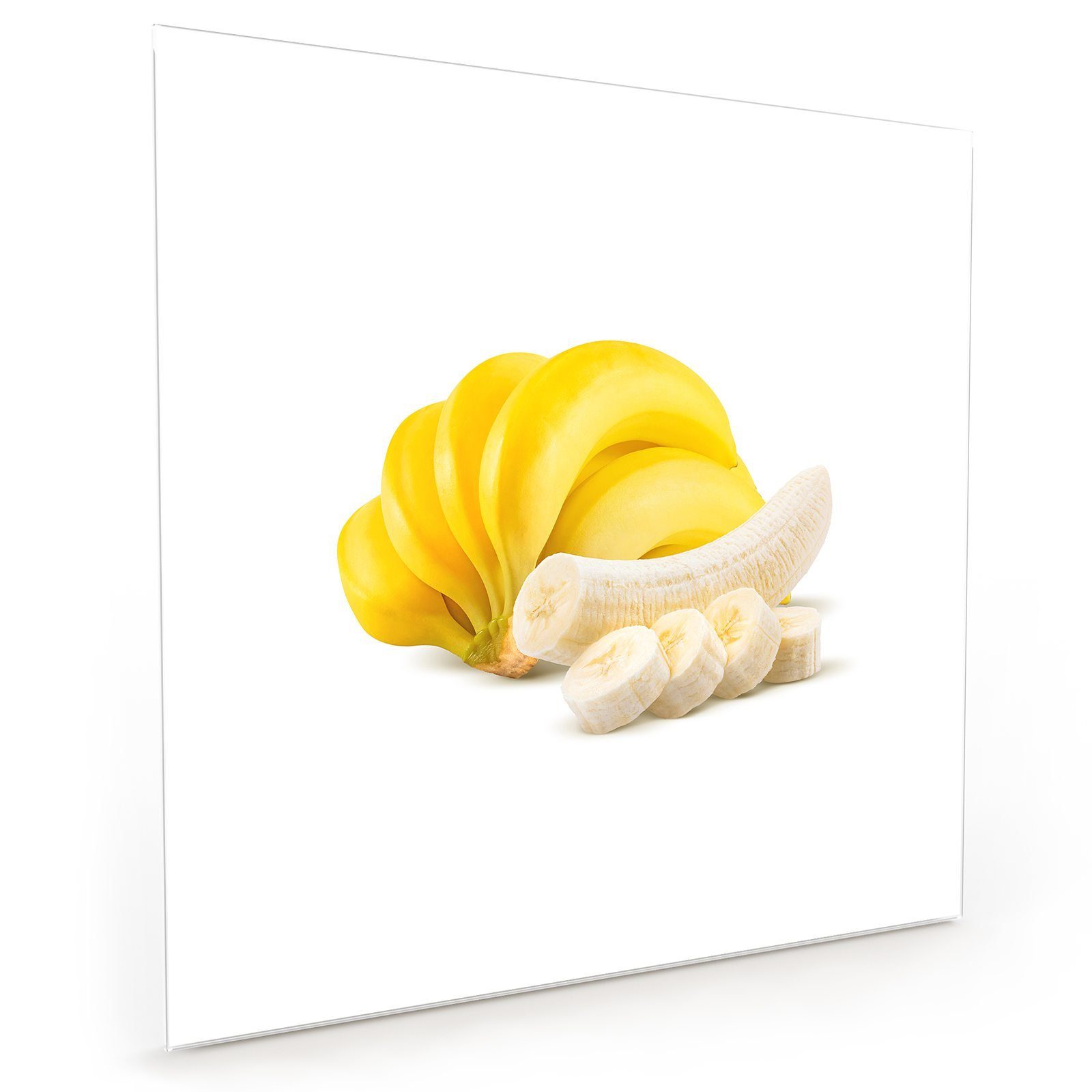 Motiv Spritzschutz mit Küchenrückwand Glas Küchenrückwand Bananenbündel Primedeco