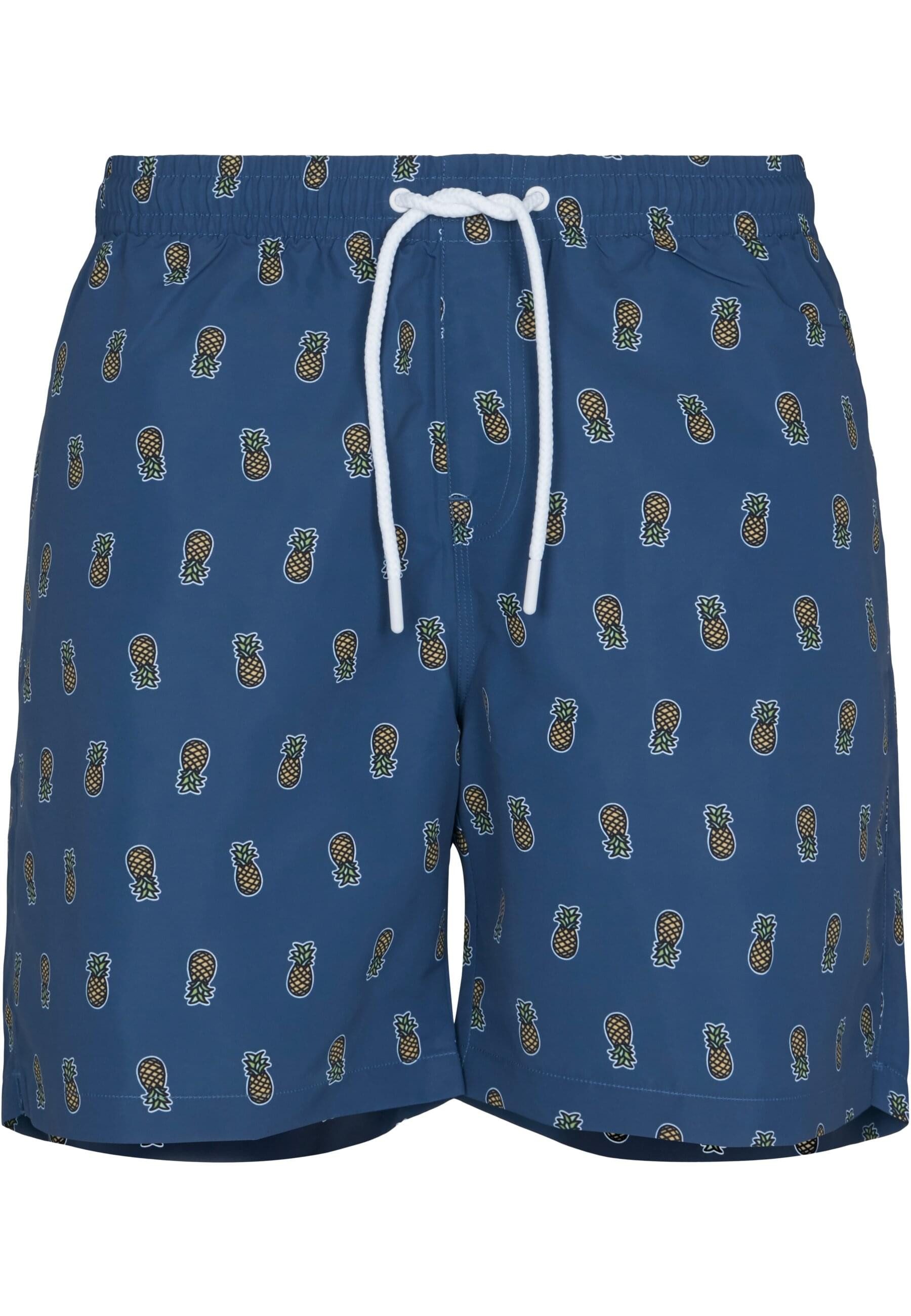 Badeshorts Urban Classics Herren Pineapple Swim Shorts