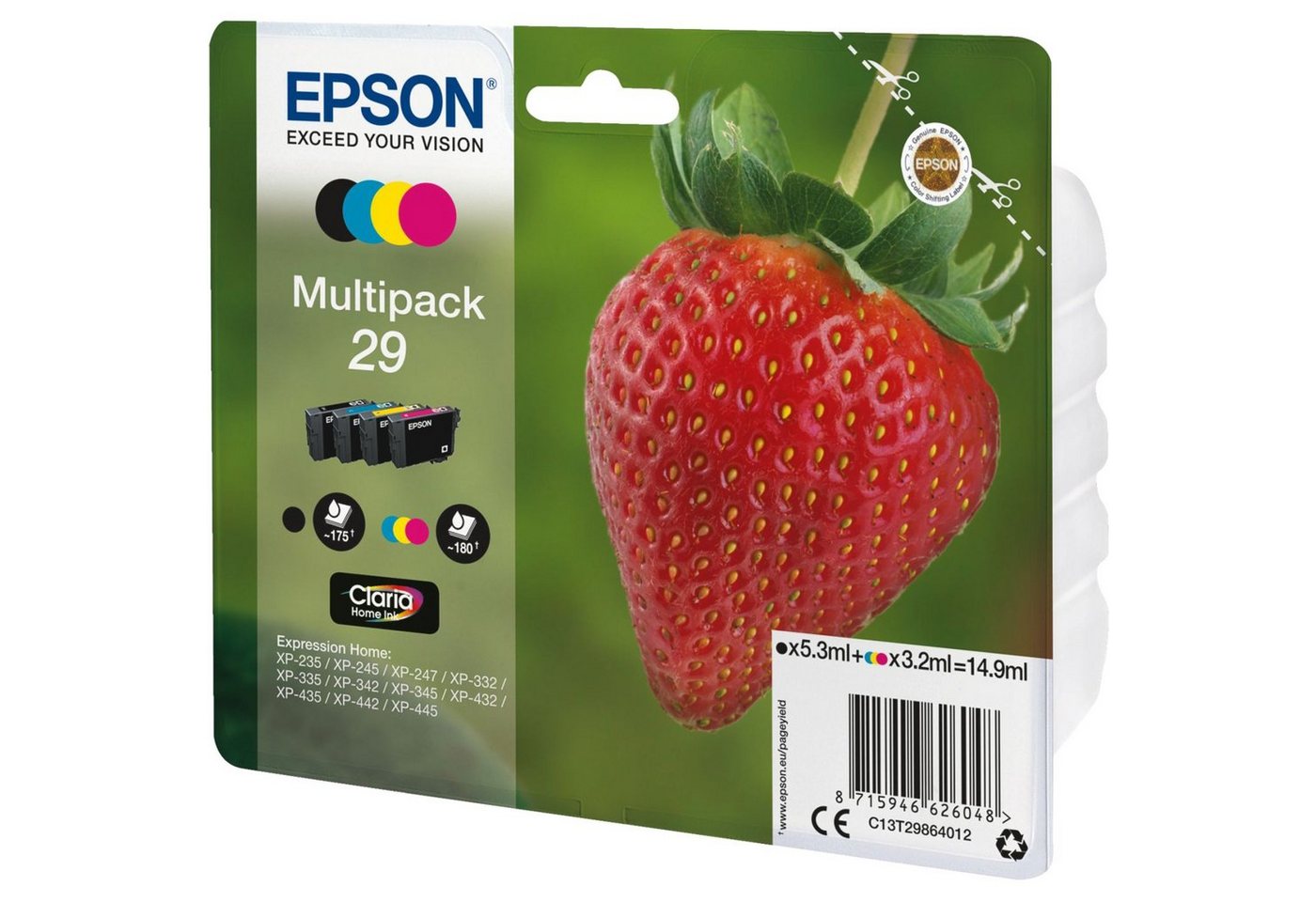 Thumbnail - Epson Epson Tinte Multipack 29 (C13T29864012), (Claria Tintenpatrone