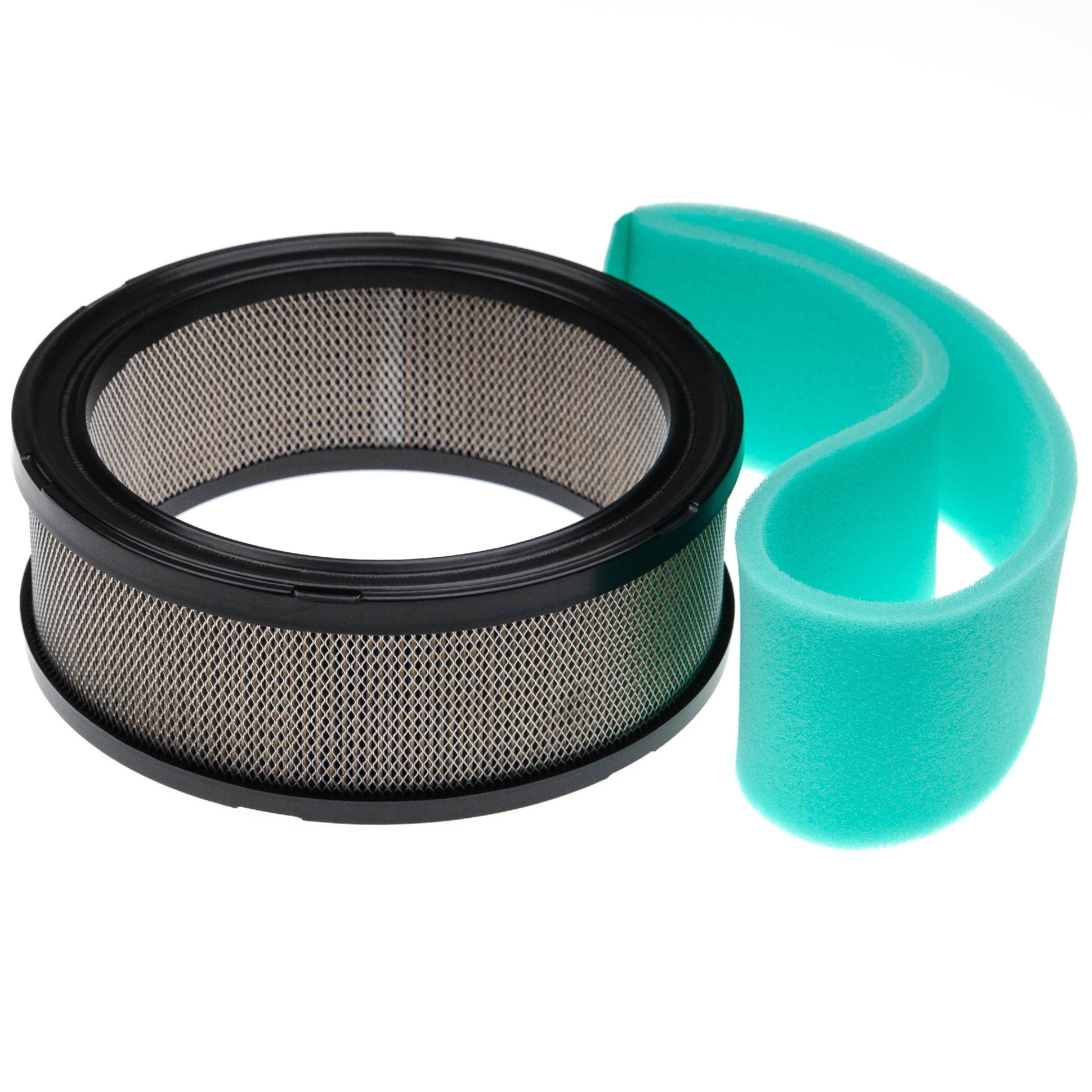 vhbw Filter-Set Ersatz für Kohler 47 083 03-S1, 47 083 03-S, 47 083 03 für Rasenmäher, Zubehör für Craftsman / John Deere / Toro / Stens / Lesco / Ariens / Grasshopper / Kohler / Woods Craftsman 24620, 24 083 03, John Deere M47494, Toro 47 083 03-S, Stens 100-016, 102-331, Lesco 006564, Ariens 21530800, Grasshopper 100934, Kohler 47 083 03, 47 083 03-S, 47 083 03-S1, Woods 71803, 1005323