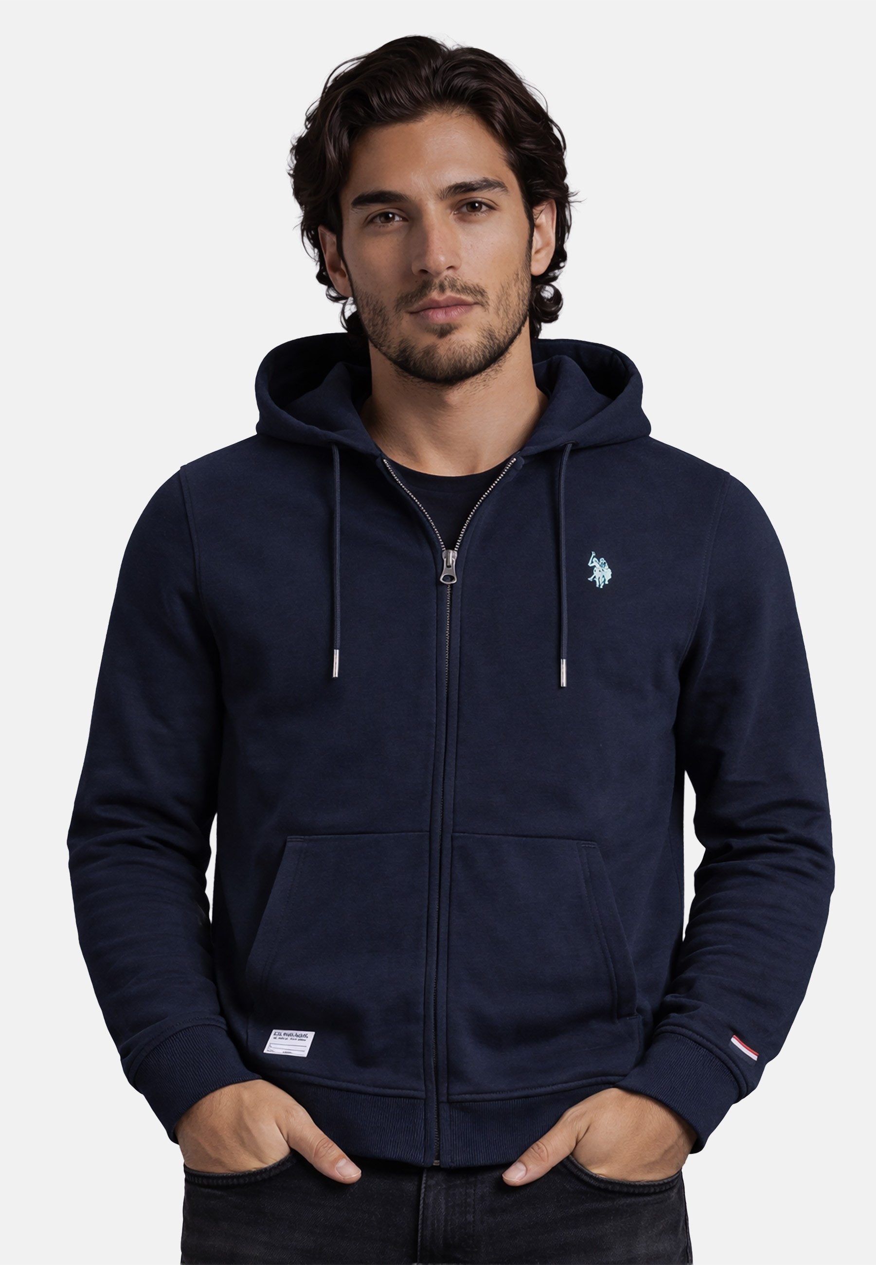 Sweatjacke USAuustin – Herren Hoodie mit Reißverschluss