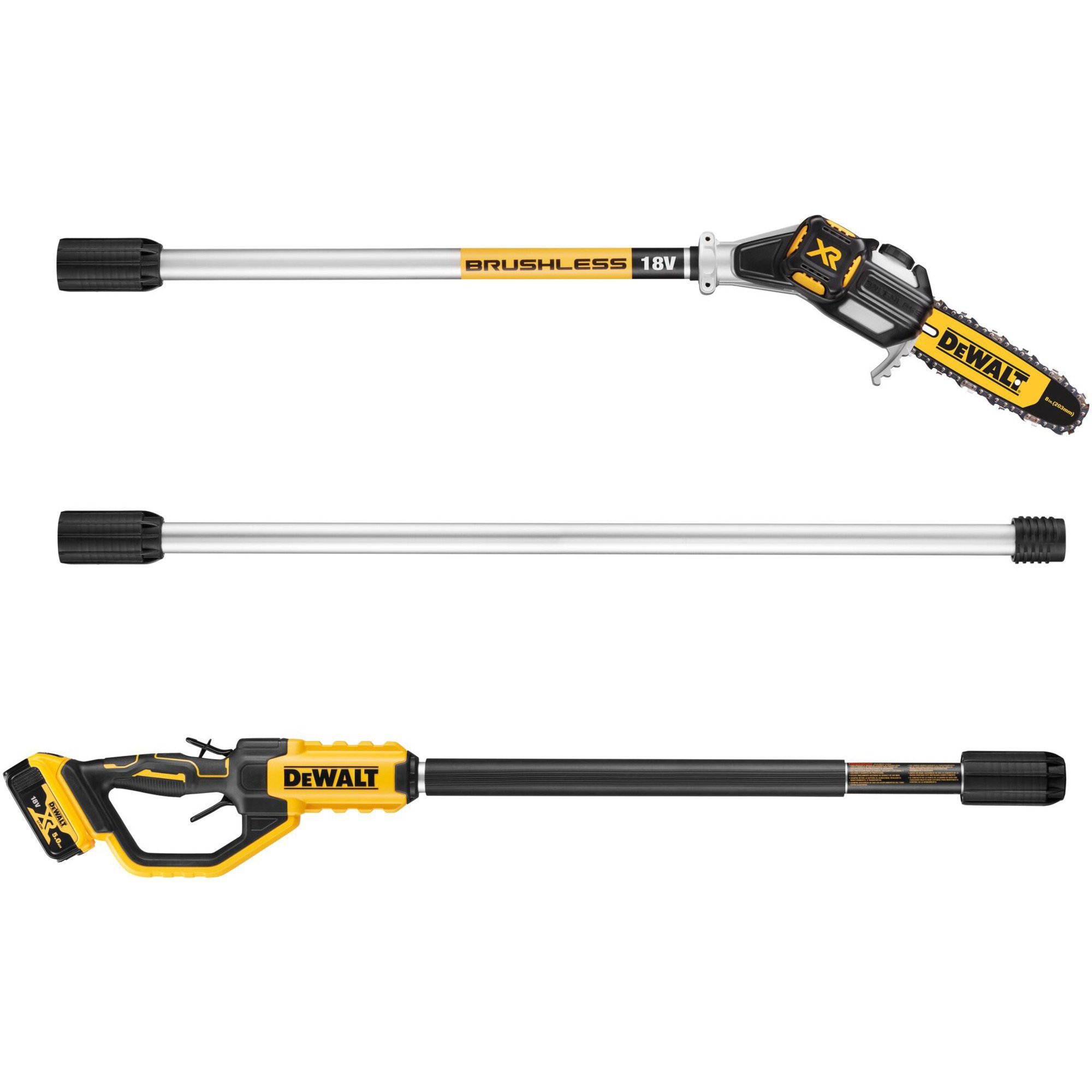 DeWalt Elektro-Kettensäge DEWALT Akku-Hochentaster DCMPS567N, 18Volt