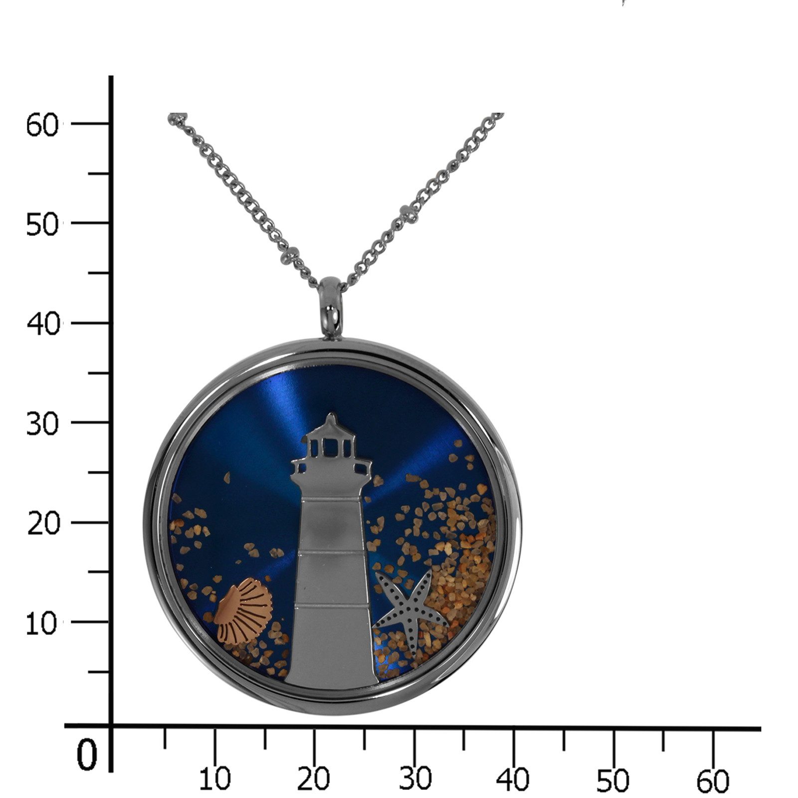 OSTSEE-SCHMUCK Kette mit Anhänger - Leuchtturm günstig online kaufen