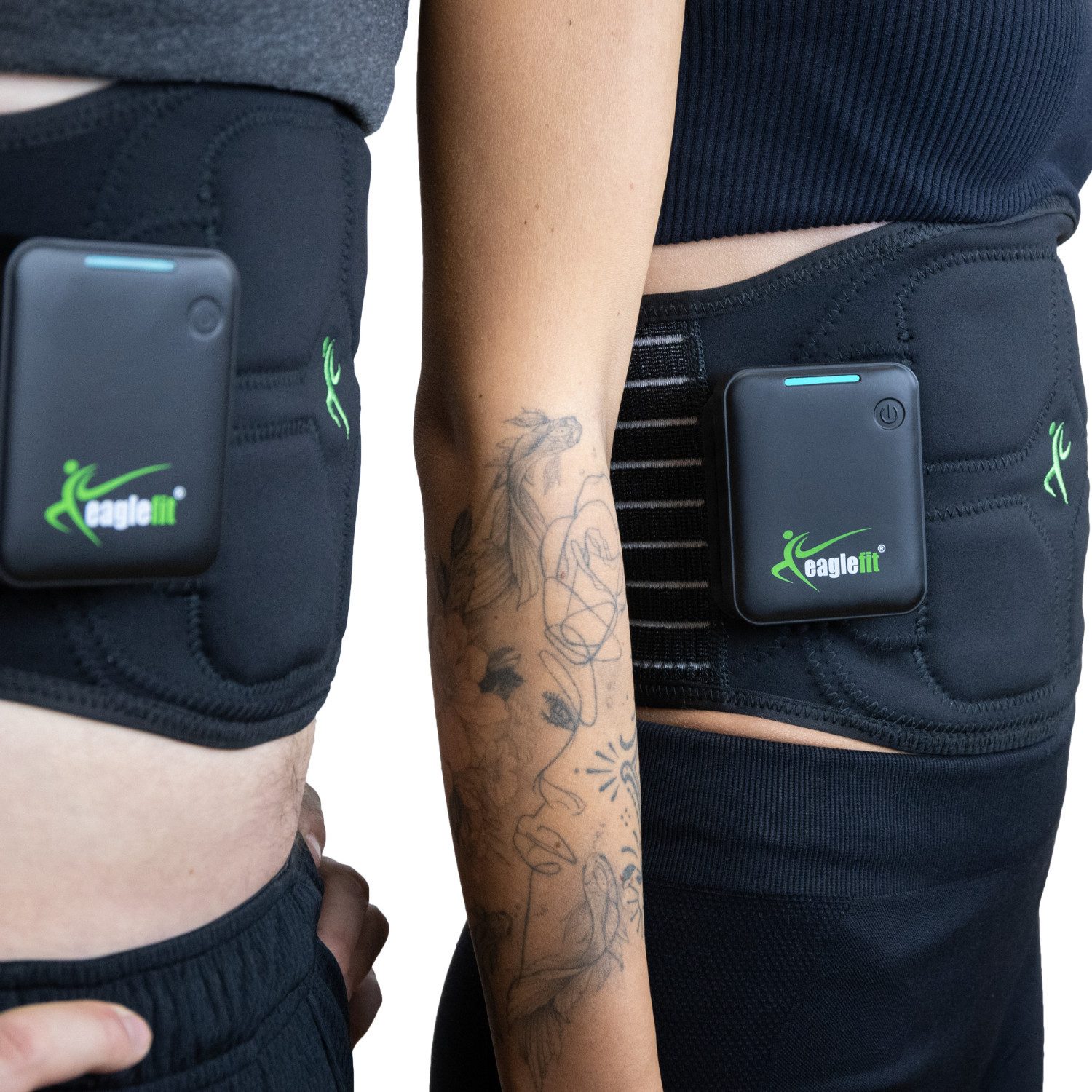 eaglefit® EMS-Gerät eaglefit EMS BELT 2.0 mit 6 Elektroden, Bauch- oder Rückentraining, Trockenelektroden