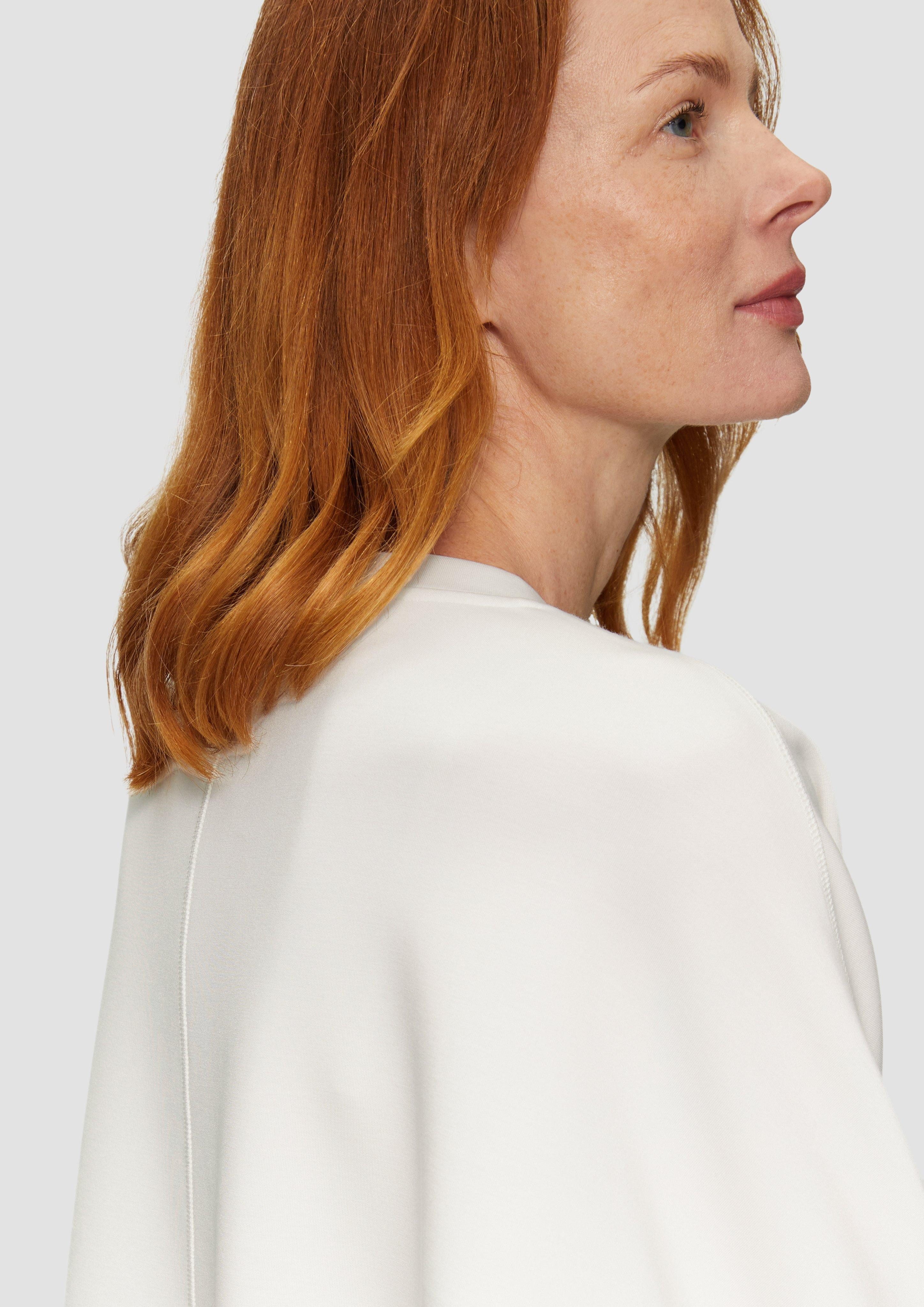 s.Oliver Sweatshirt Sweatshirt aus Scuba mit günstig online kaufen