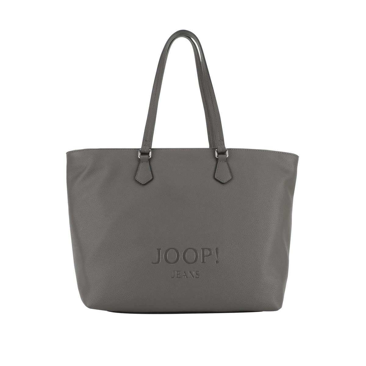JOOP! Schultertasche Lettera 1.0 Lara Shopper Lhz Damen Handtasche (ein Stück, 1-tlg., ca. B/H/T 32/29/17 cm), Logoschriftzug auf der Vorderseite
