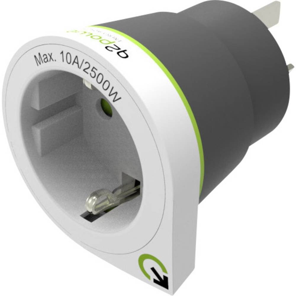 Reiseadapter Schutzkontakt (Europa) nach Reiseadapter