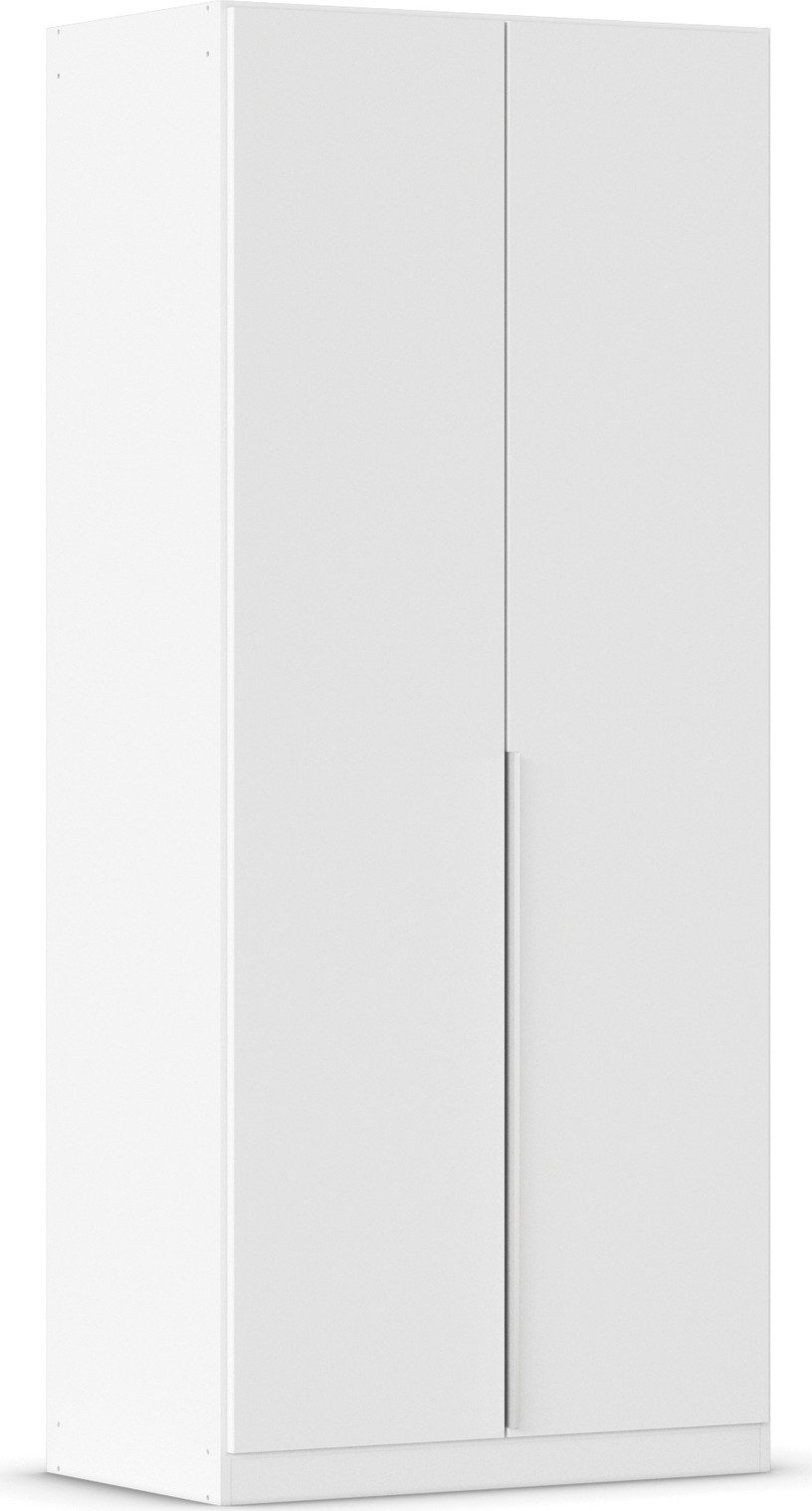 rauch Drehtürenschrank Kleiderschrank Schrank Garderobe AGORDO TOPSELLER Schlafzimmer (in zwei Griff-Farben mit Dekor- oder Hochglanzfront) durchdachte Innenausstattung, in 6 Breiten und 2 Höhen MADE IN GERMANY