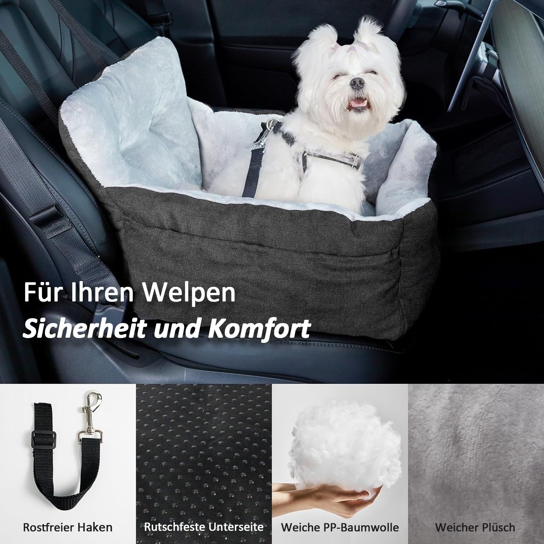 HomeMiYN Hundematte Hundebuggy Sitz für kleine günstig online kaufen