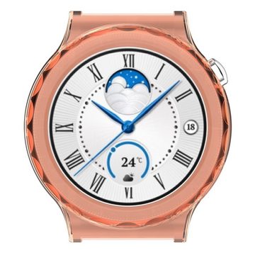 König Design Smartwatch-Hülle Huawei Watch GT 3 Pro 43mm, Schutz Tasche Hülle für Huawei Watch GT 3 Pro 43mm Case Cover Bumper Etui Tasche