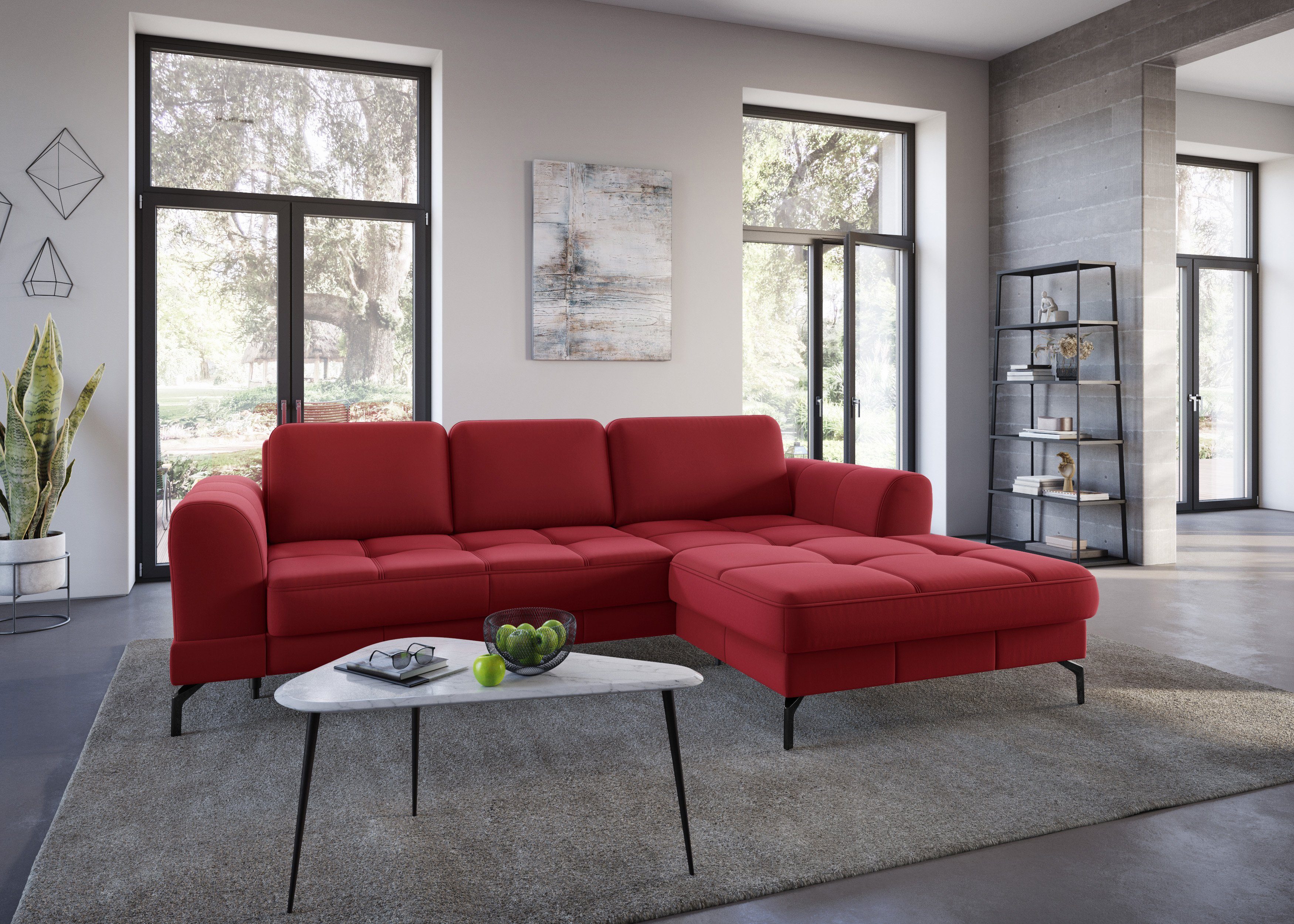 sit&more Ecksofa Bendigo L-Form, inklusive Sitztiefenverstellung, günstig online kaufen