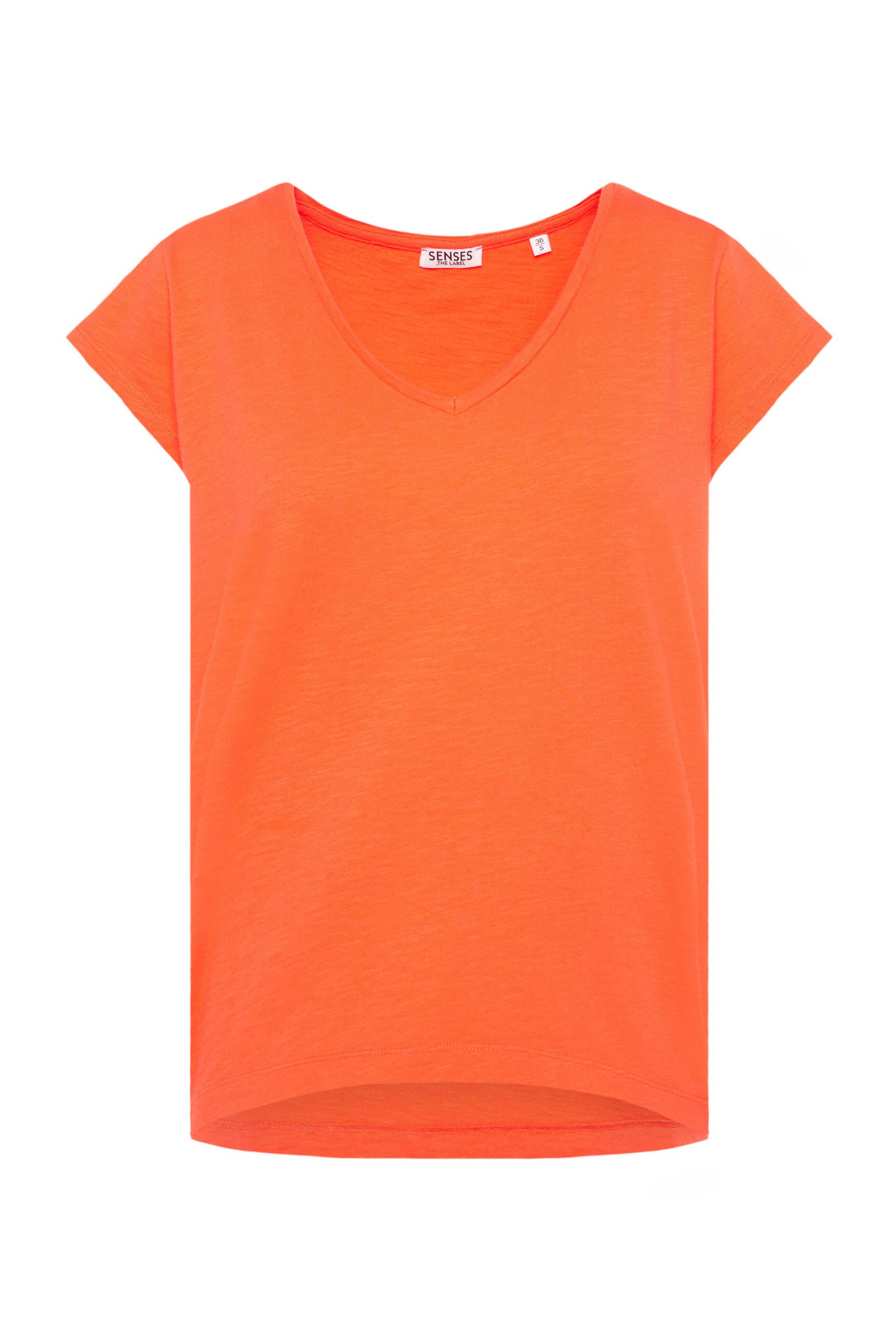 SENSES.THE LABEL V-Shirt aus Baumwolle