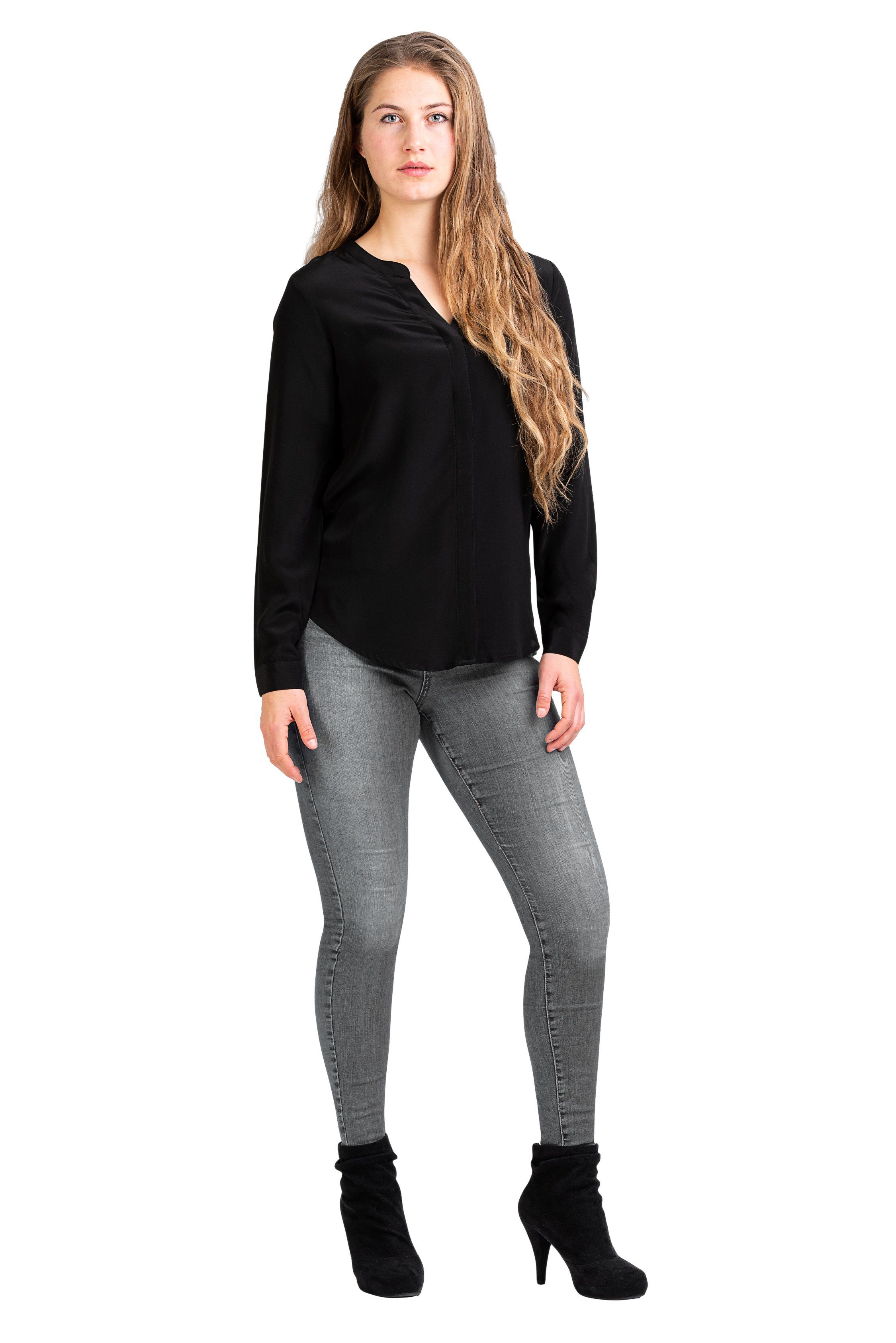 Posh Gear Seidenbluse Damen Seidenbluse Nobicetta Bluse aus 100% Seide