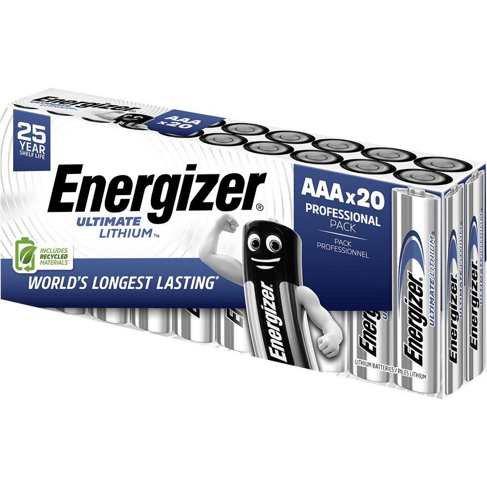 Energizer Energizer Ultimate FR03 Micro (AAA)-Batterie Lithium 1250 mAh 1.5 V 20 Batterie