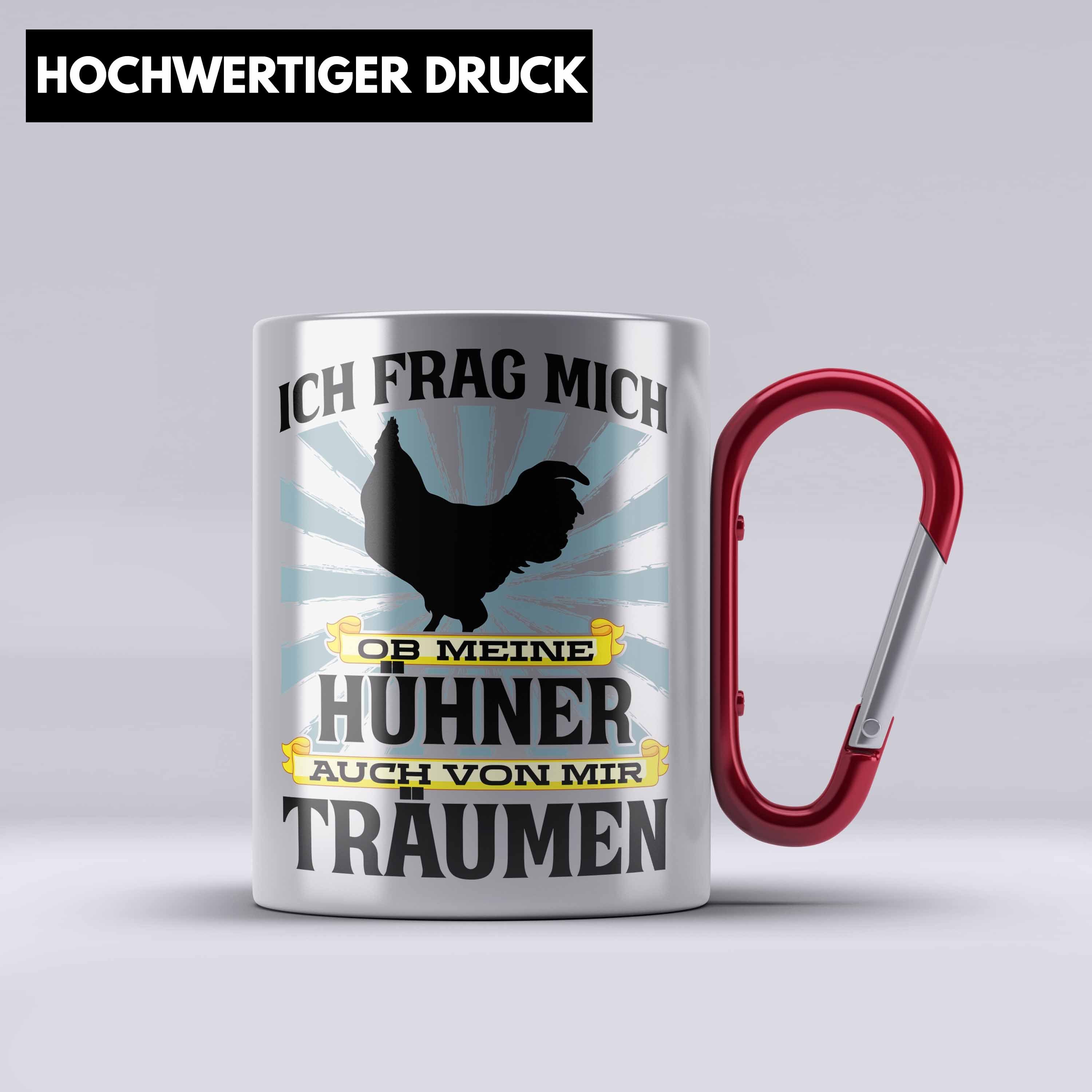 Landwirt Edelstahl Trendation Geschenke Landwirtschaft für Thermotasse Geschenk Tasse Rot Spruch