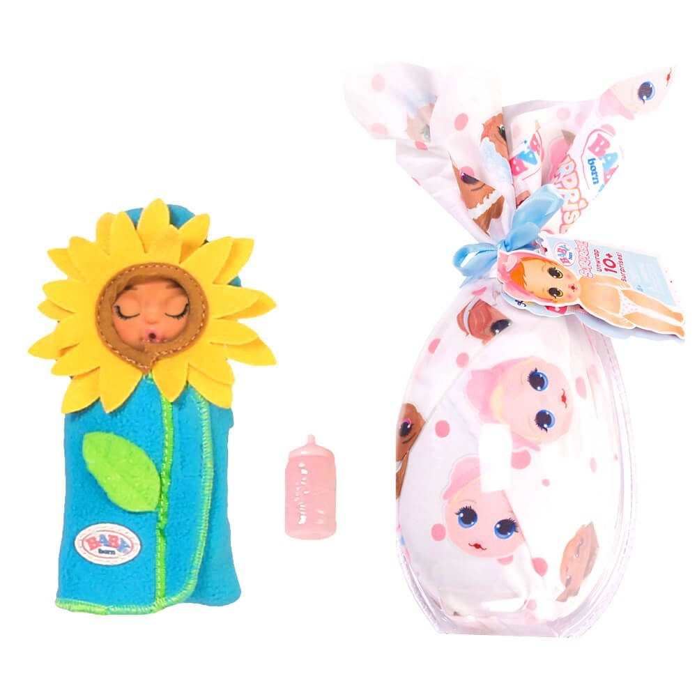 Zapf Creation® Babypuppe Zapf BABY Born Surprise Serie 2 - Sammelpuppe - Puppe 8. Sonnige Sonne, BABY Born Surprise - Puppe 8. Sonnige Sonnenblume