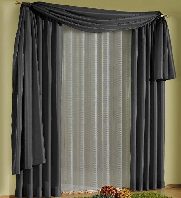 Wirth Gardine Daria (1 St), Kräuselband, halbtransparent