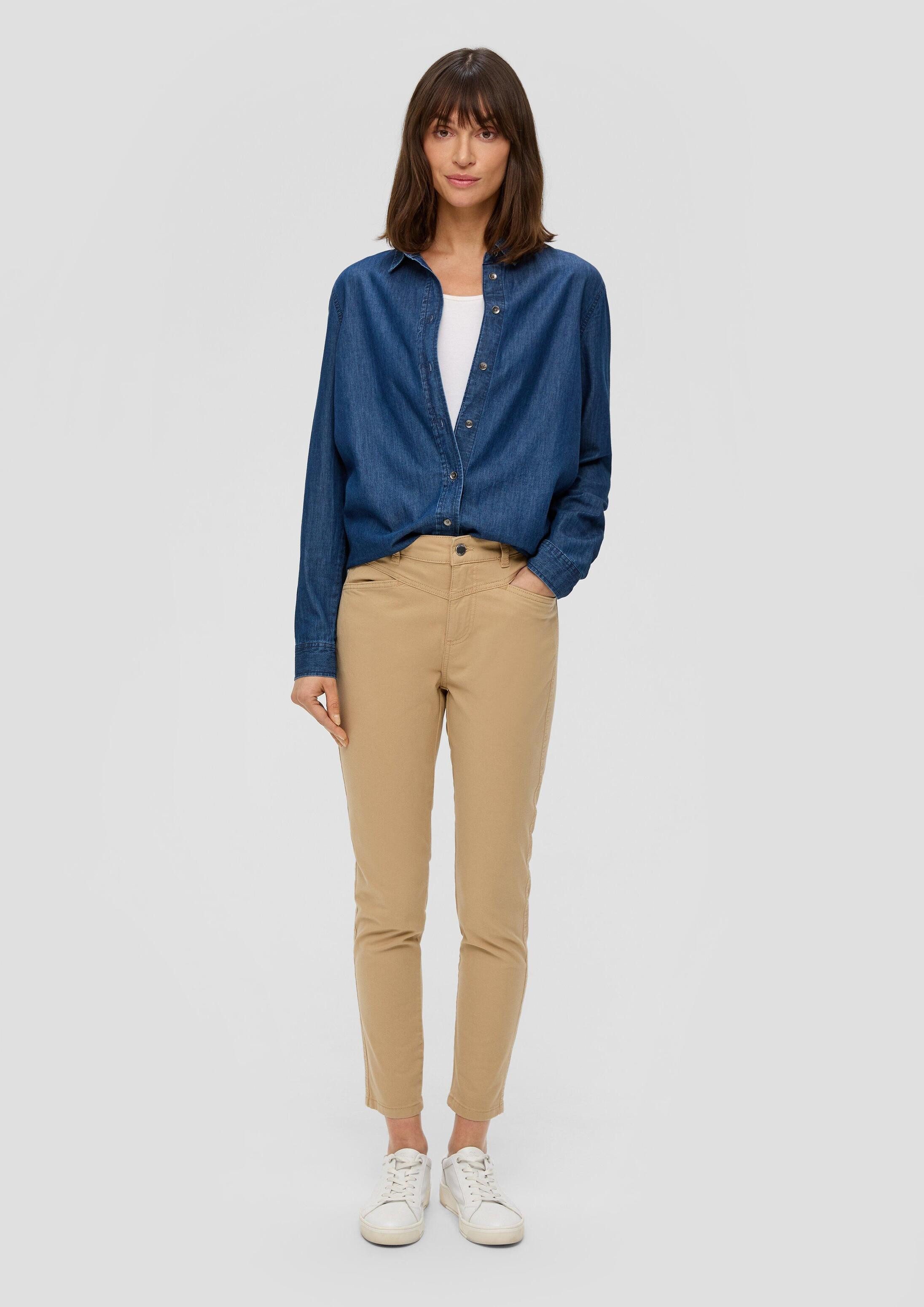 s.Oliver Chinos Hose Slim: Hose aus Baumwollstretch