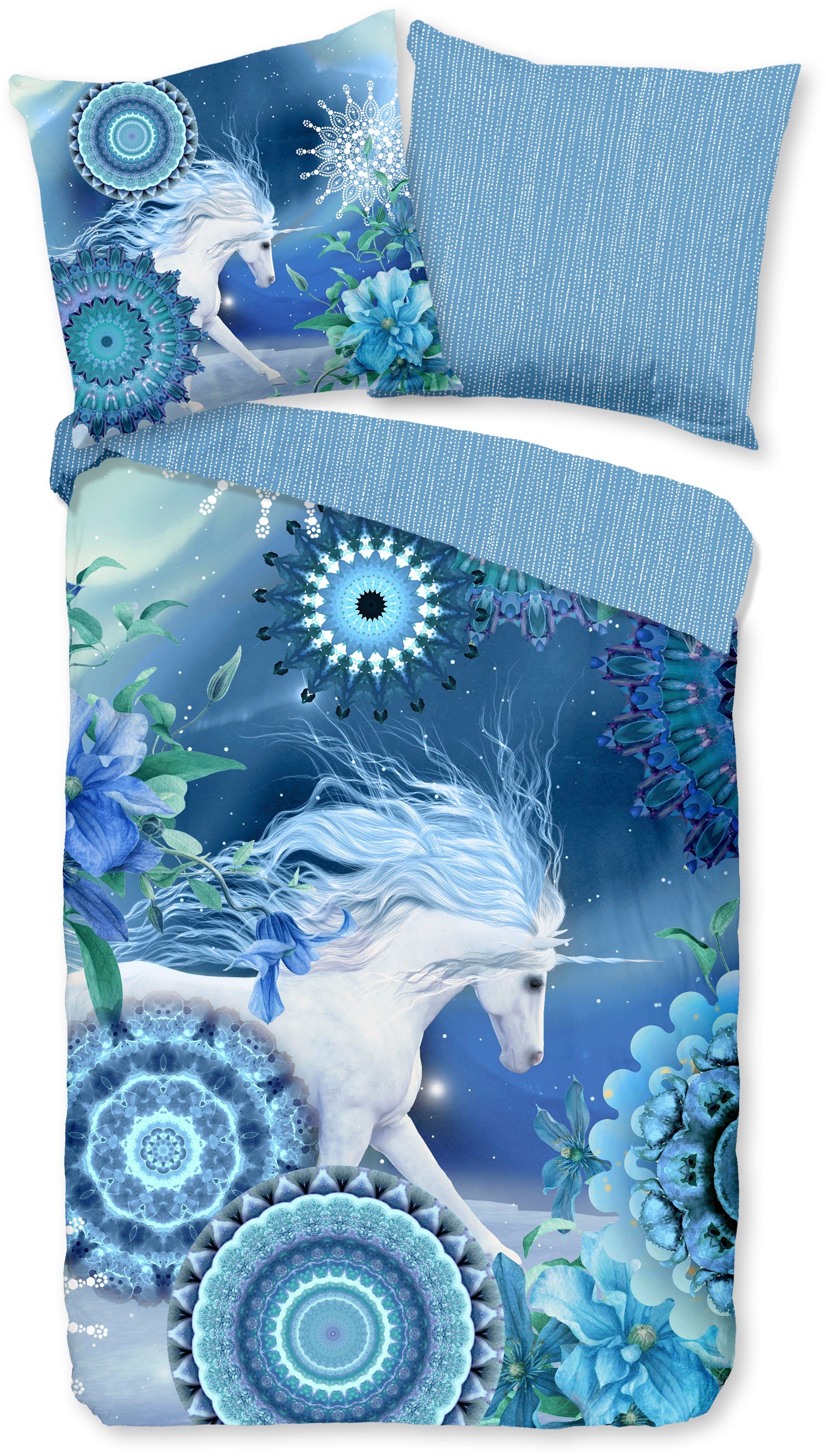 hip Wendebettwäsche "Lumi" 2 Stk. tlg. Biber, 135x200, Warm, Weich, Wendeop günstig online kaufen