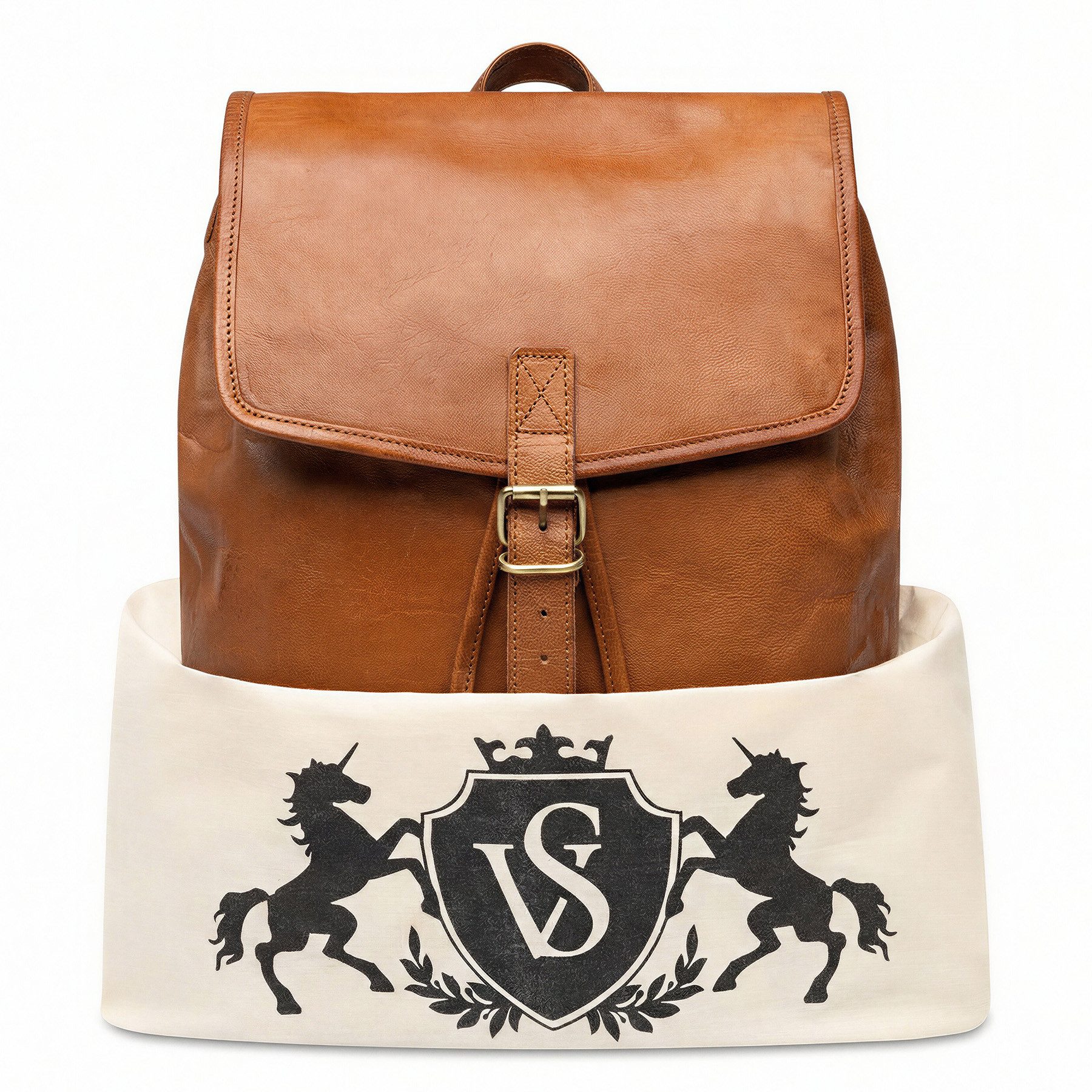 SID & VAIN Rucksack echt Leder Rucksack 15 Zoll Laptop Fach chestnut, Cityrucksack 15,4 Zoll Echtleder, Rucksack Damen Herren hellbraun – Bild 5 von 5