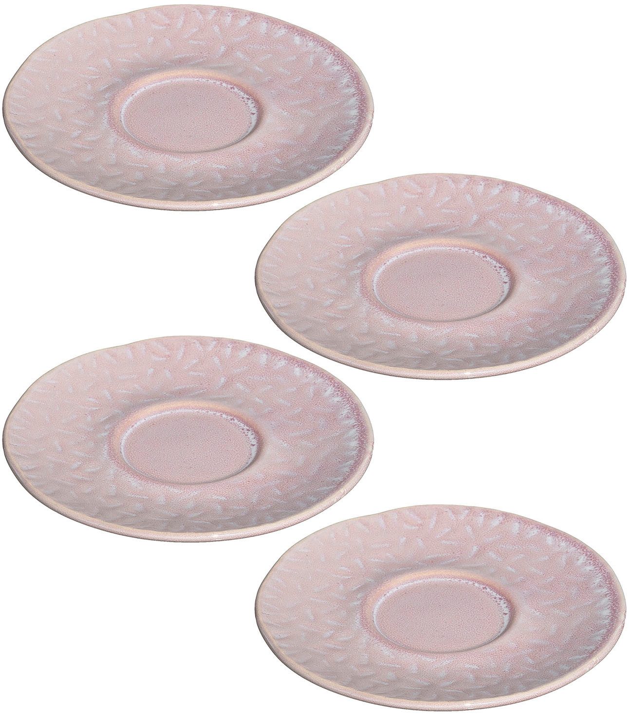 LEONARDO Untertasse Matera, (4 St), Keramik, Ø 11 cm