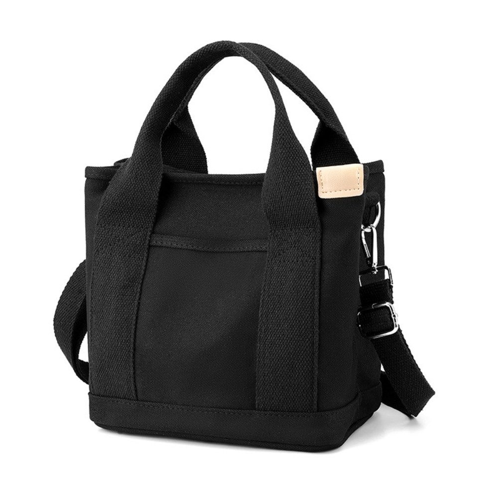 Blusmart Umhängetasche Canvas-Tragetasche für Damen (Schultertasche mit verstellbarem Riemen, Handtasche mit Reißverschluss, Tragetasche), Für Schule, Shopping, Arbeit und Reisen