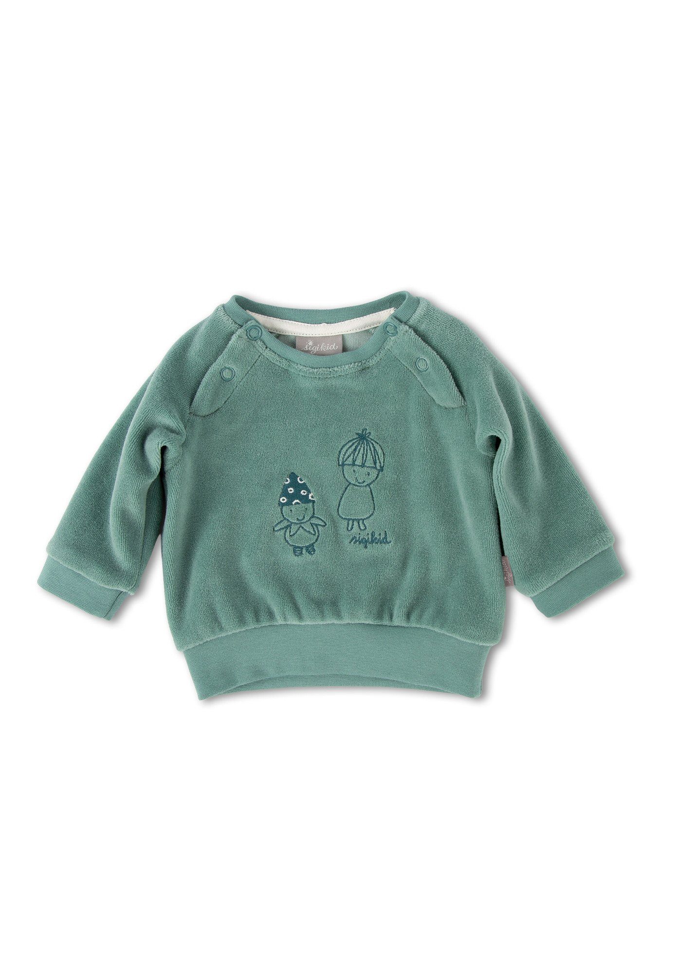 Sigikid Langarmshirt Baby Shirt Nicki Langarmshirt (1-tlg) grün