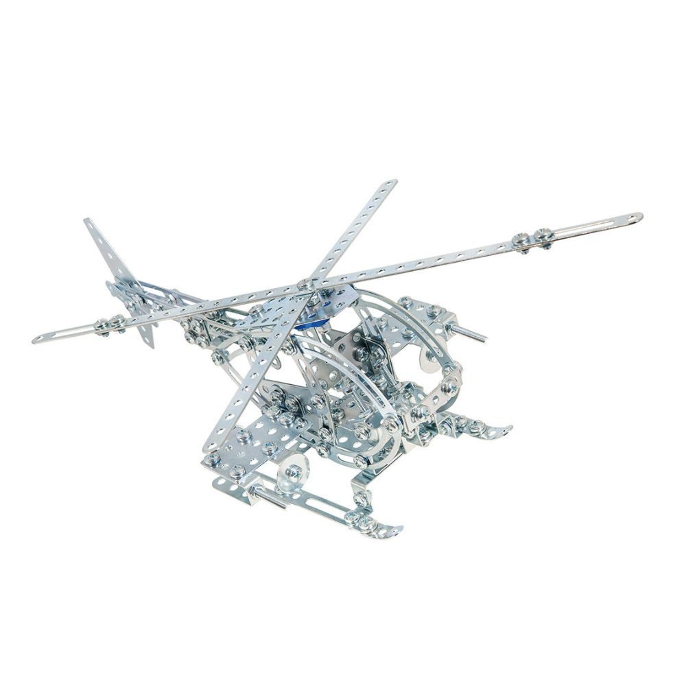 Eitech eitech Hubschrauber 00205 Metallbaukasten, (Konstruktionsspielzeug, 310 St., Modellbausatz Militärhubschrauber), Made in Germany