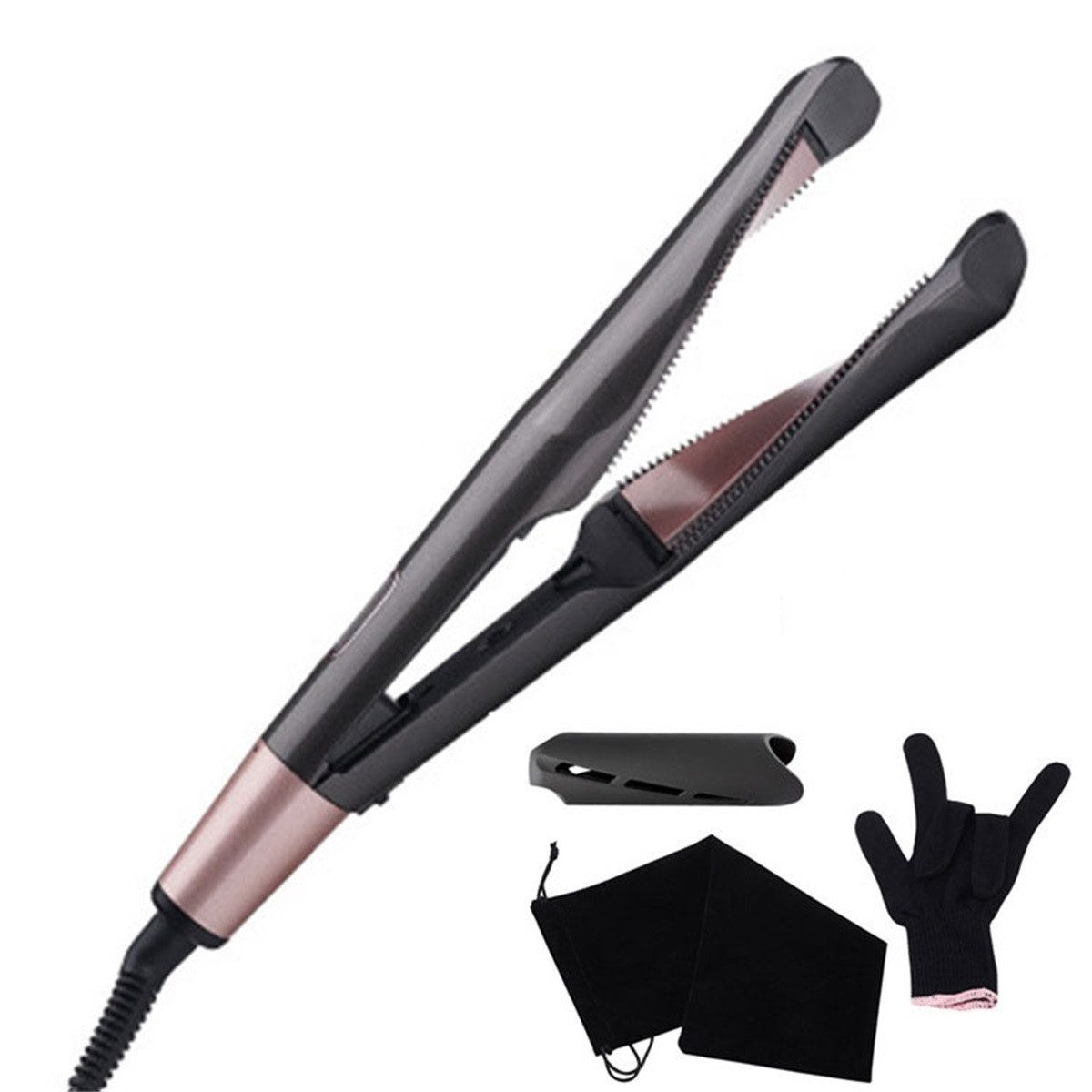 Haarstyler 2-in-1 Haarglätter und Lockenstab 13 Temperaturstufen Haarpflege