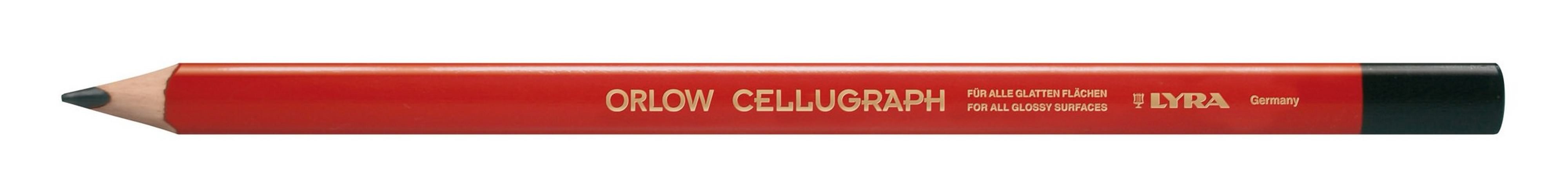 Stylo Marqueur Lyra Orlow Cellugraph 12st. Rouge 24cm - Pour Marquage Sur Verre, Métal, Bois, Céramique, Facile à Effacer - 7