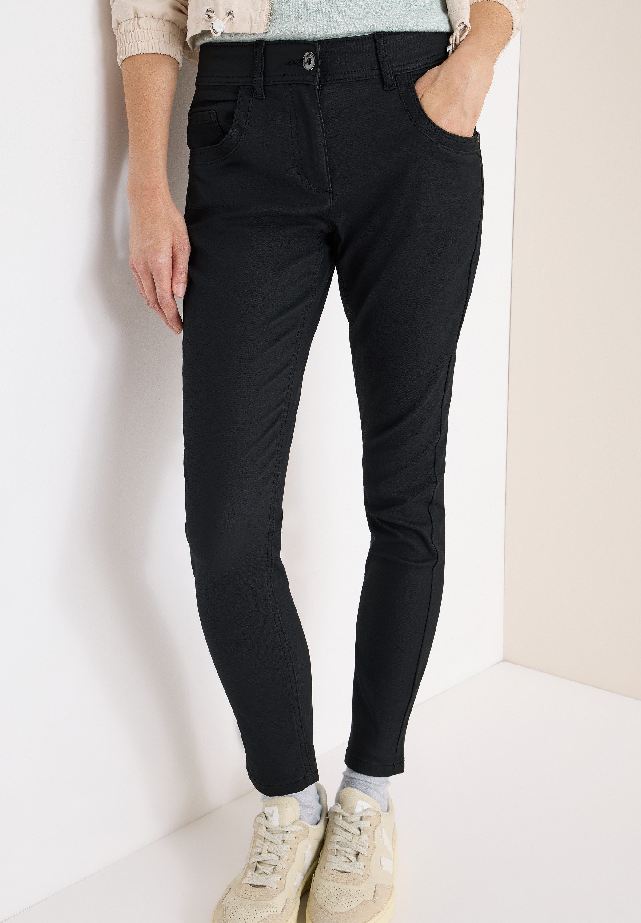 CECIL 5-Pocket-Hose mit leichtem Glanz günstig online kaufen