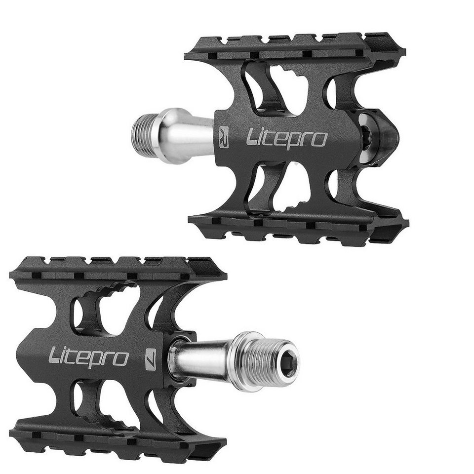 MidGard Fahrradpedale Stahl/Aluminiumlegierung 9/16Zoll für MTB e-Bike  Trekking BMX Freeride
