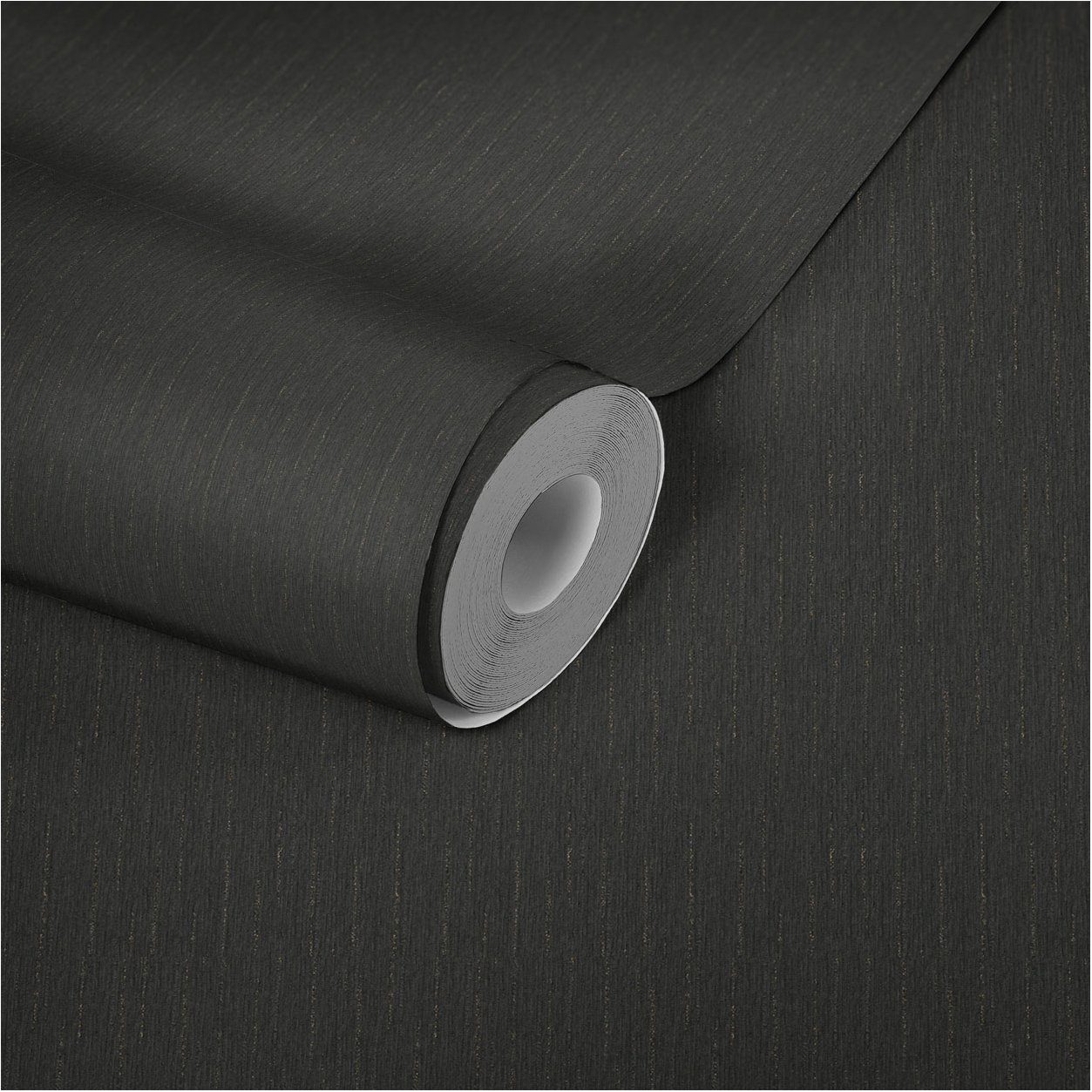 A.S. Création Vinyltapete, Versace Home Unitapete Schwarz 343273 Luxus Vlies Designertapete