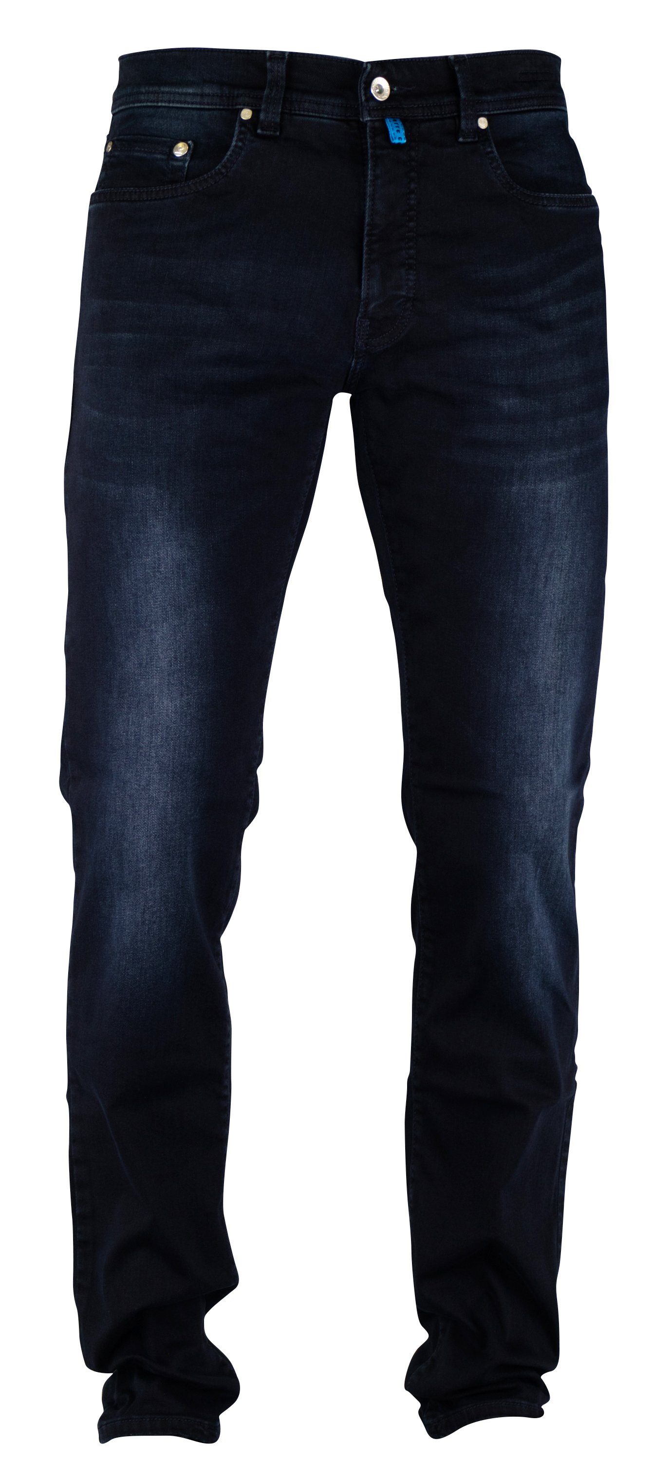 Pierre Cardin 5-Pocket-Jeans PIERRE CARDIN FUTUREFLEX LYON dark sun vintage blue used washed 3451 | Jeans