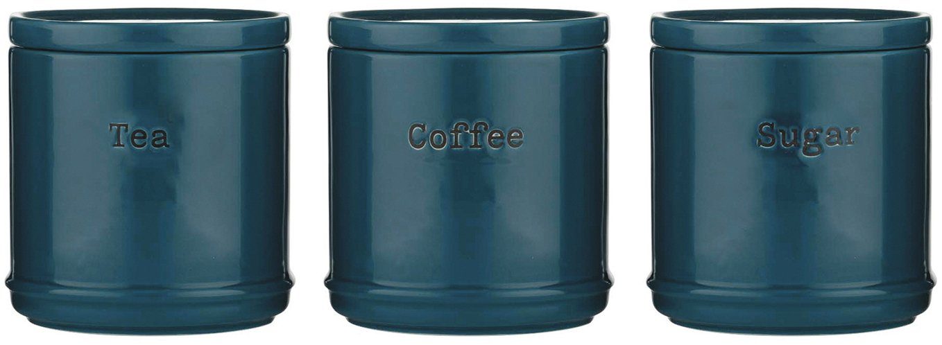 PRICE & KENSINGTON® Vorratsdose Accents, Steinzeug, (3-tlg), 750 ml