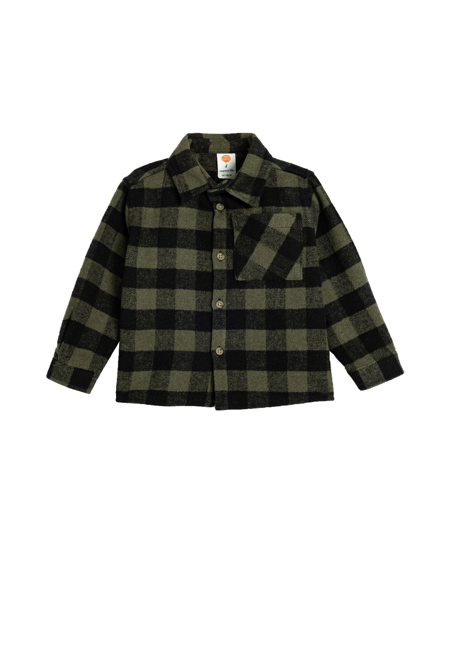 Langarmshirt Hemdkragen Langärmelig