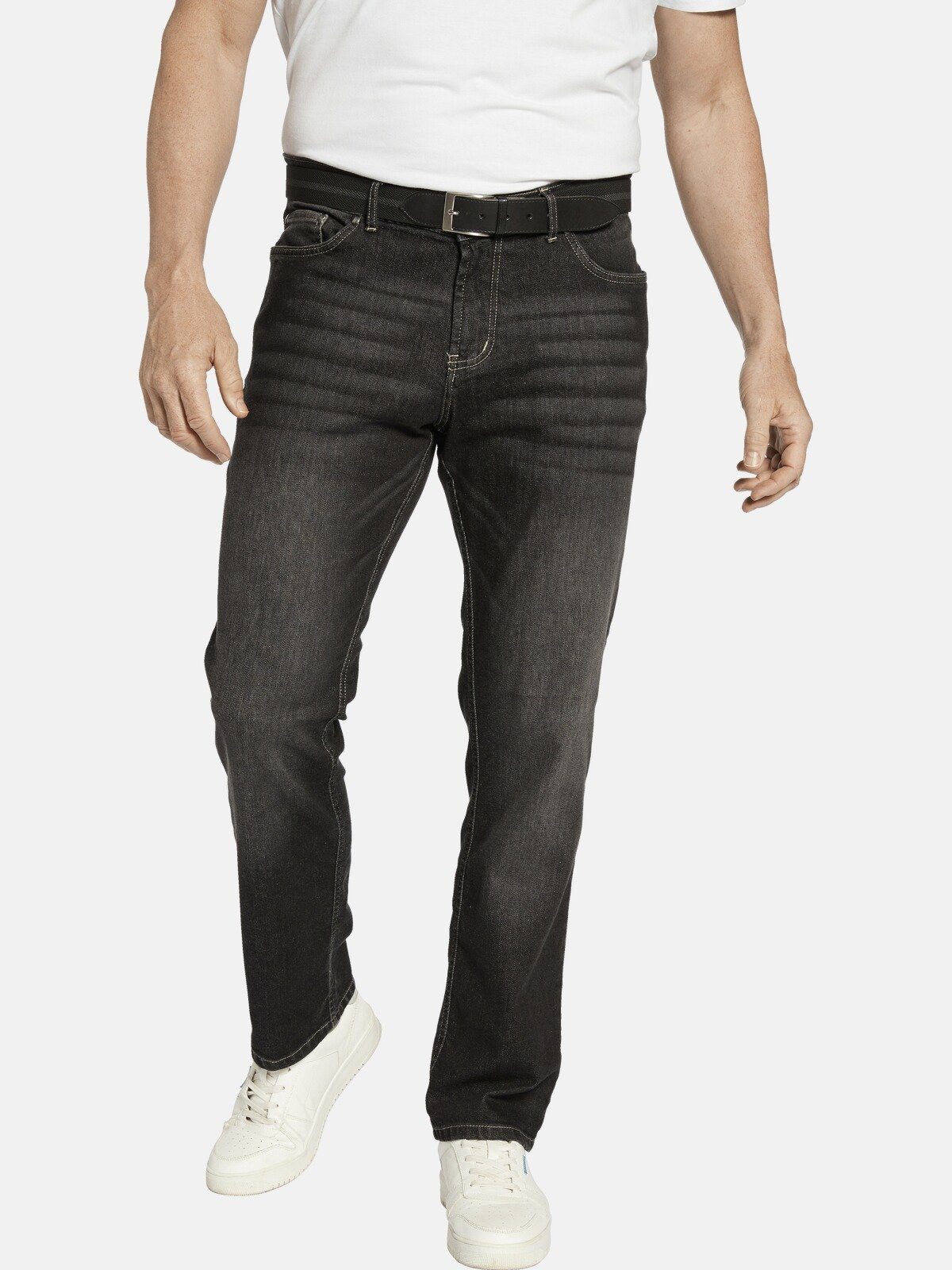 Jan Vanderstorm Comfort-fit-Jeans JOEL mit Gürtel