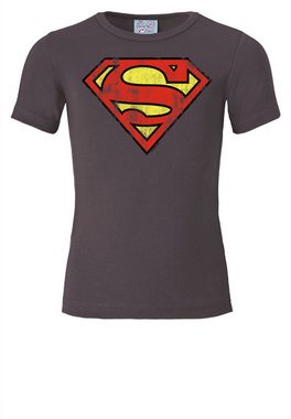 LOGOSHIRT T-Shirt Superman mit coolem Frontprint