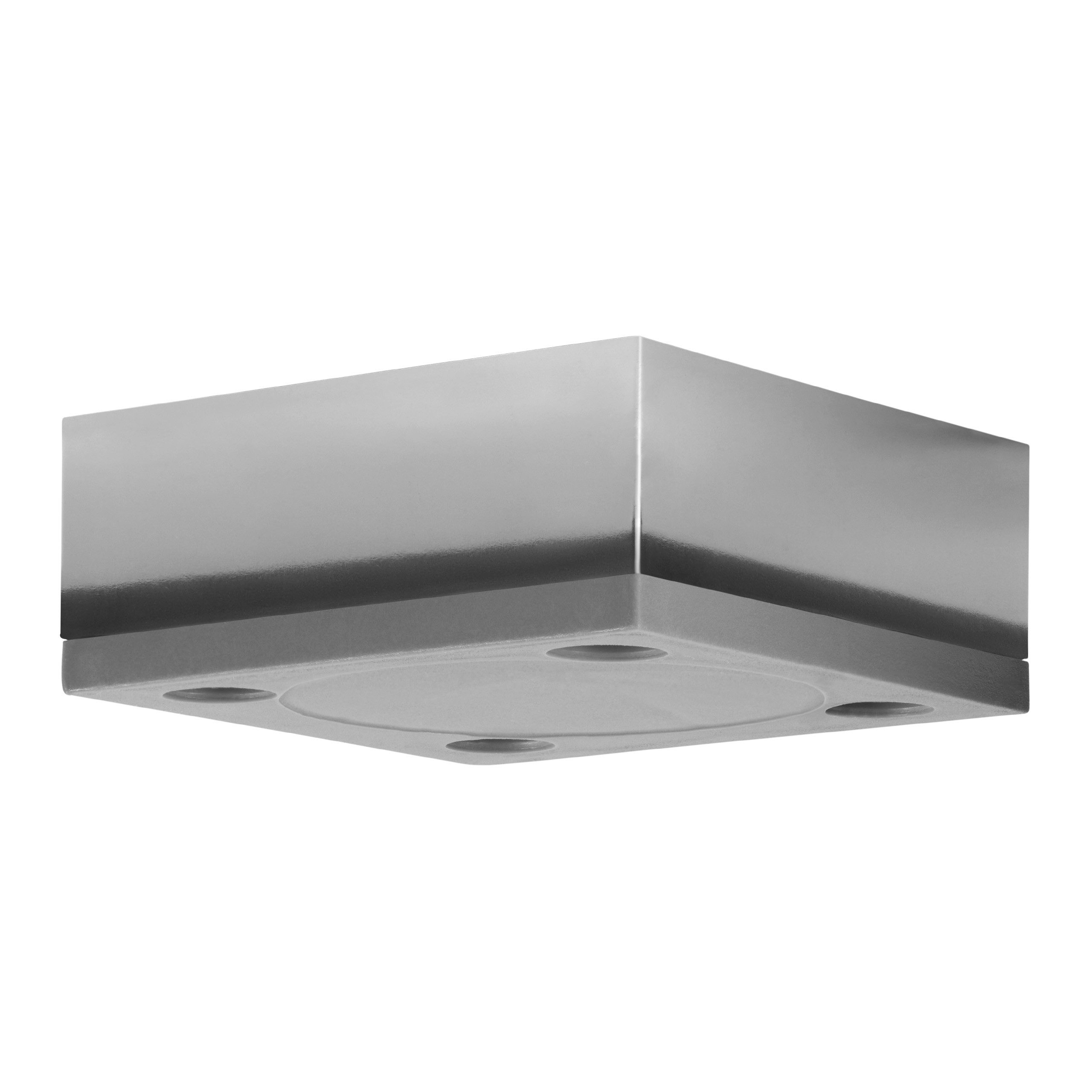 SO-TECH® Möbelfuß 4er Set MOTEL 65 x 65 mm Höhe: 25-35 mm, Höhe 25 mm, Chrom poliert