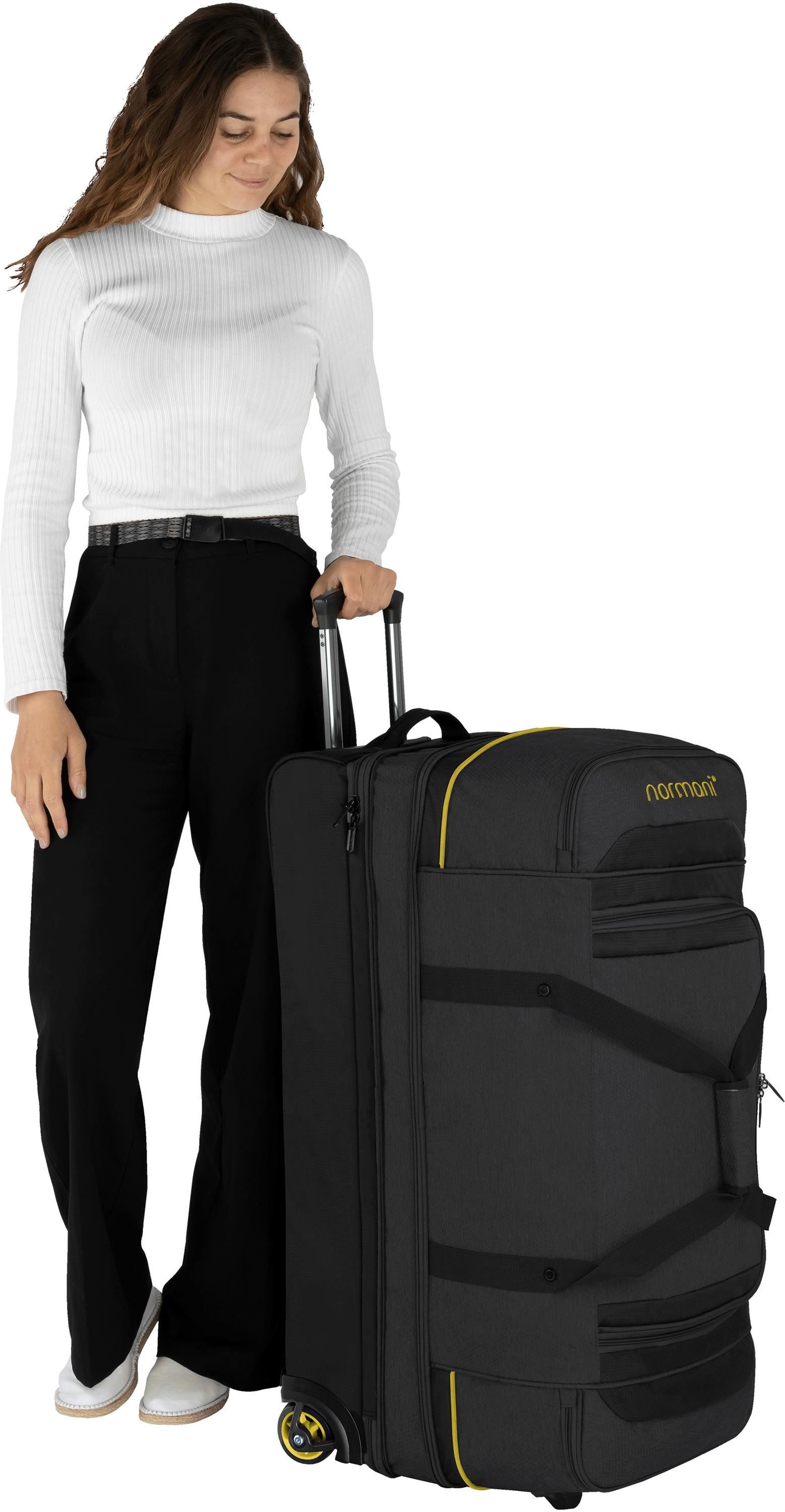 normani Reisetasche Reisetrolley 120-150 L Gigaro, Reisetasche erweiterbar von 120 auf 150 Liter – Bild 3 von 5