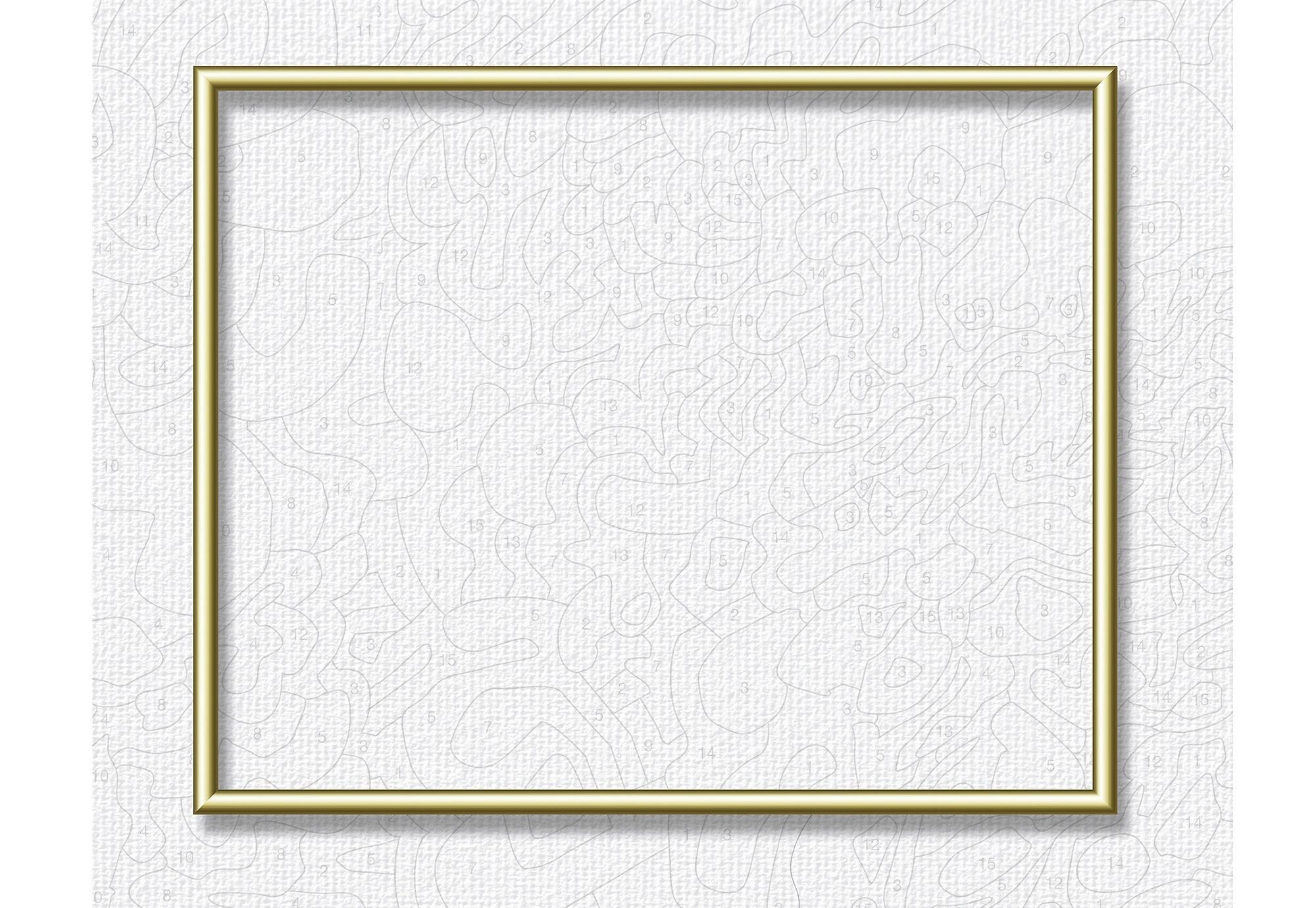 Schipper Bilderrahmen Malen nach Zahlen, 40x50 cm, goldfarben, Made in Germ günstig online kaufen