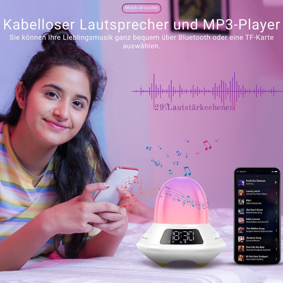 Diyarts LED-Sternenhimmel, Digitaler Wecker, LED fest günstig online kaufen