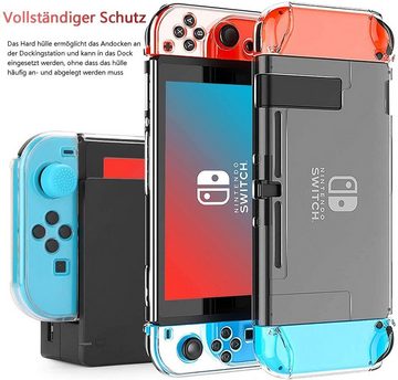 SOTOR Nintendo-Schutzhülle SWITCH OLED Schutzhülle, Durchsichtige Hülle mit Nintendo Switch Schutzfolienkompatibilität