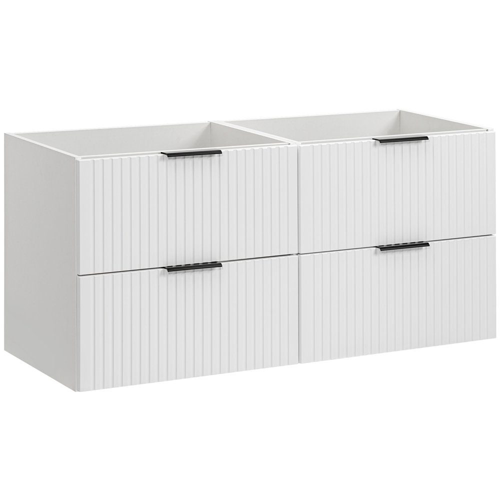 Lomadox Waschbeckenschrank ADELAIDE-56-WHITE Waschtischunterschrank 120 cm günstig online kaufen