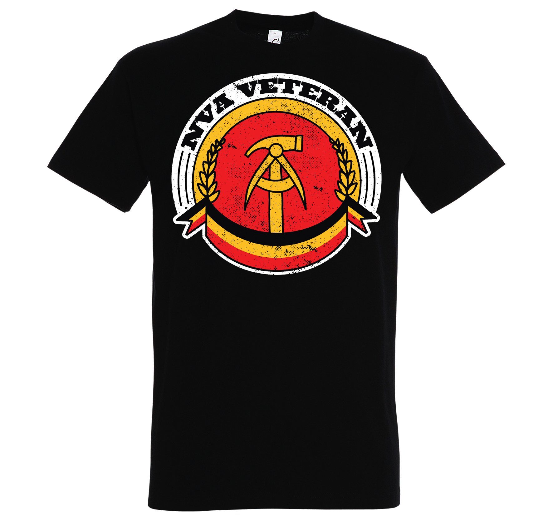 Youth Designz T-Shirt NVA Veteran Herren Shirt mit trendigem Frontprint Schwarz