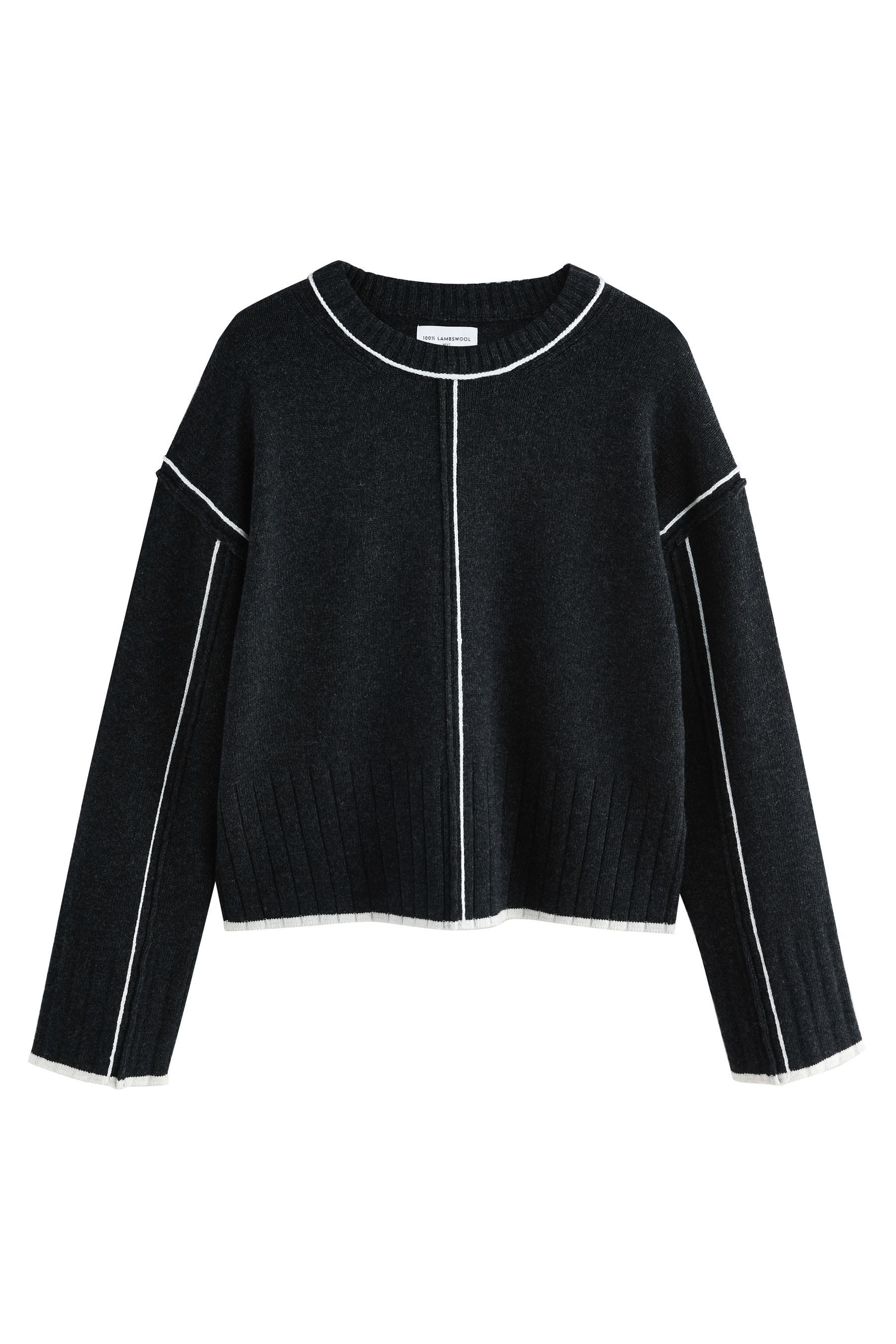 Next Rundhalspullover N. Premium Rundhalspullover aus 100 % Lambswool (1-tl günstig online kaufen