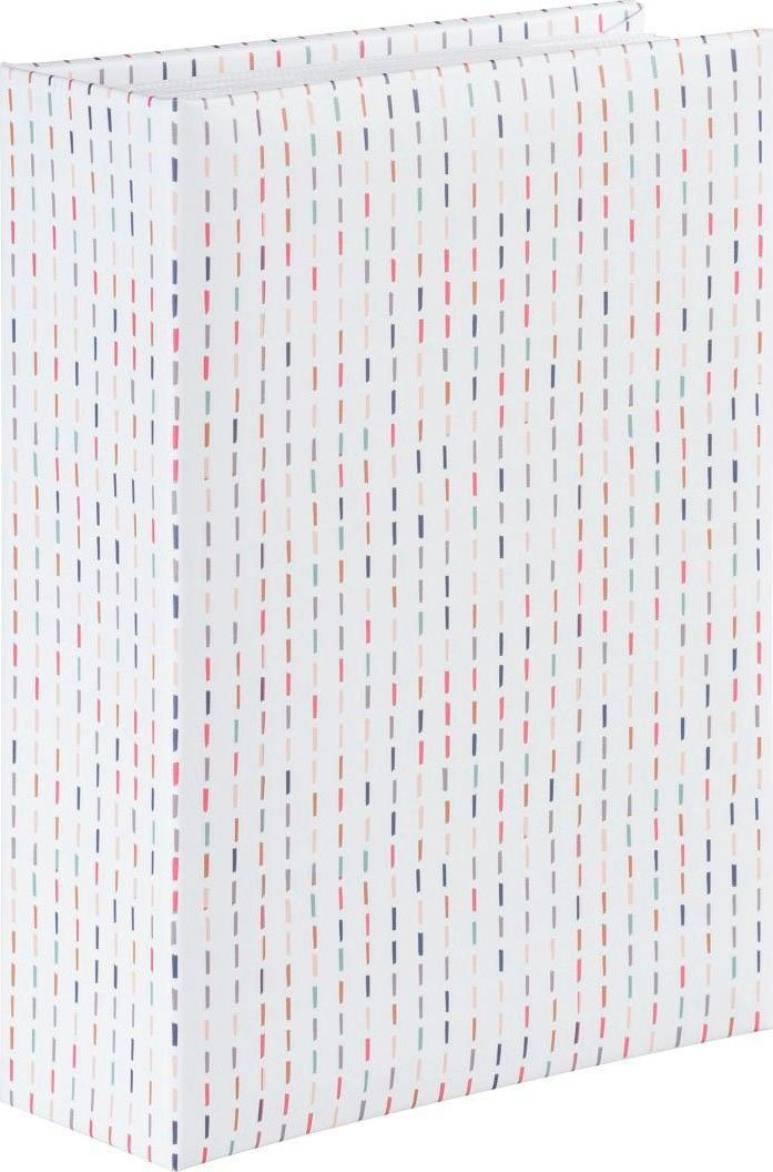 Hama Fotoalbum Graphic, für 100 Fotos im Format 10x15 cm, Stripes