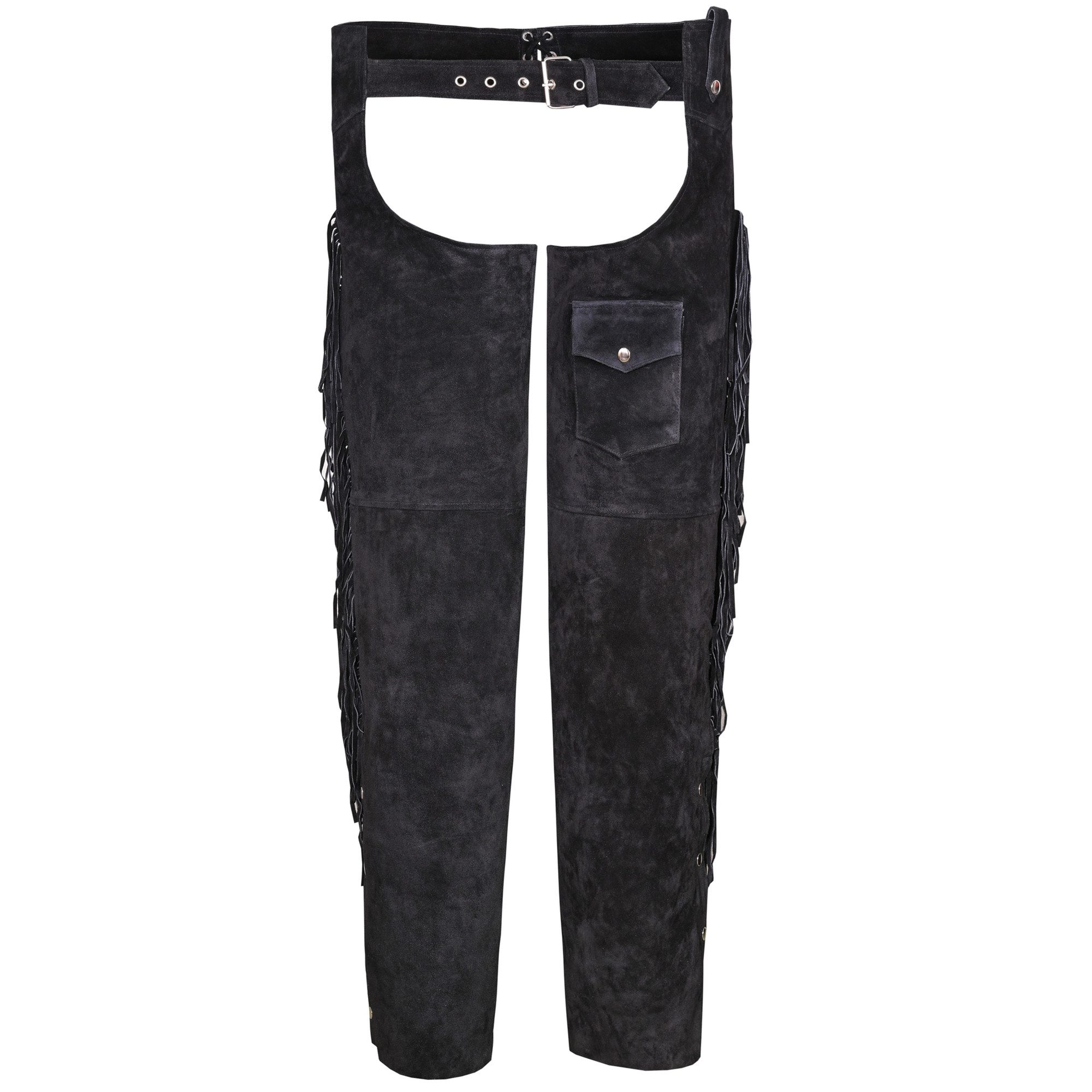 German Wear Reithose GW952T Chaps Fransenhose Reiter Cowboy Western Lederch günstig online kaufen